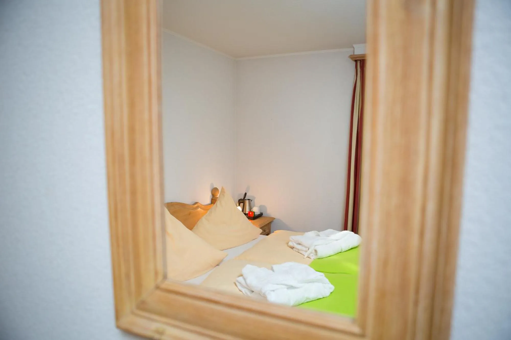 Photo of the whole room, Bed in Hotel Zur Eisenbahn