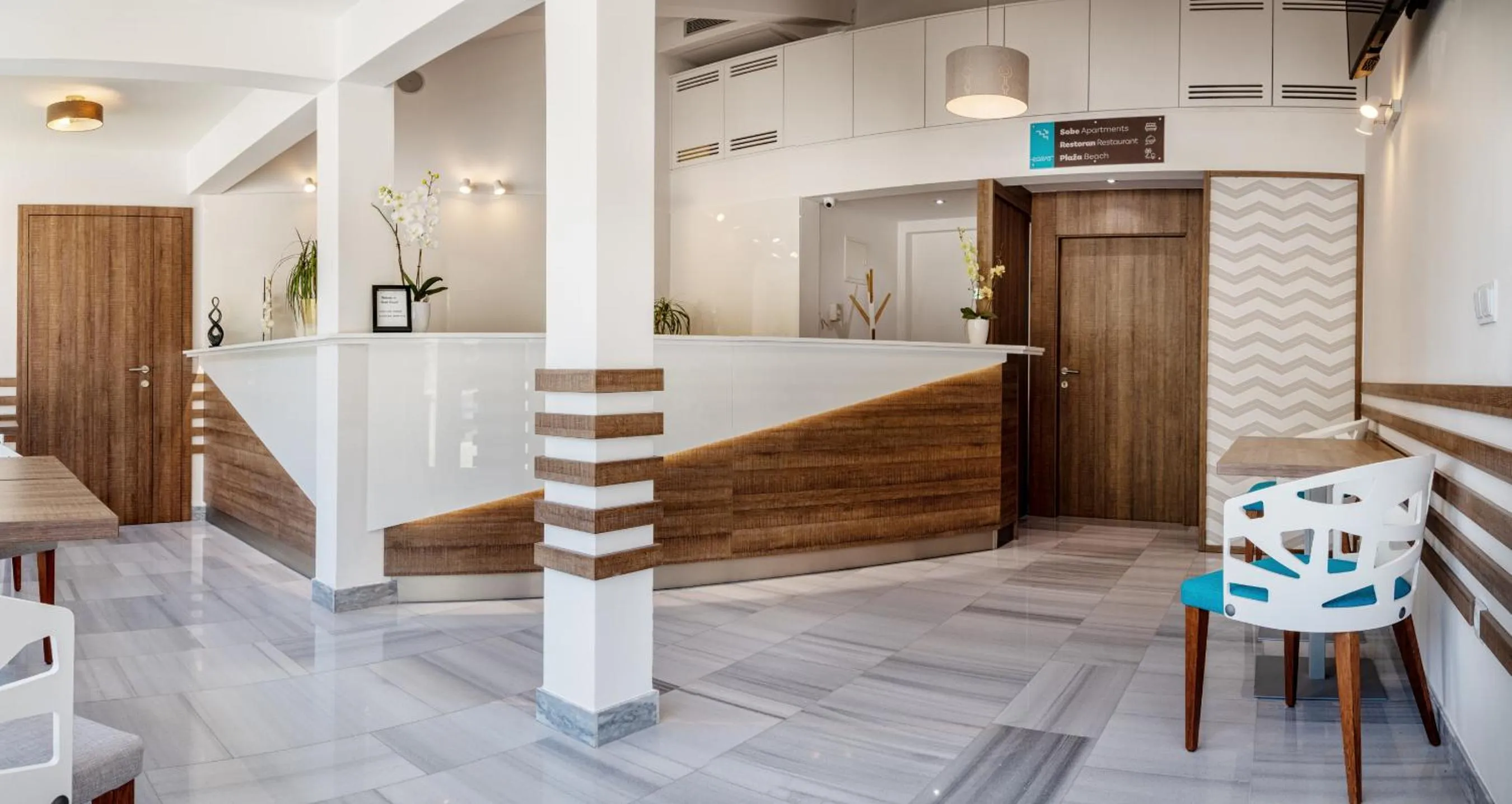 Lobby or reception in Hotel Porat