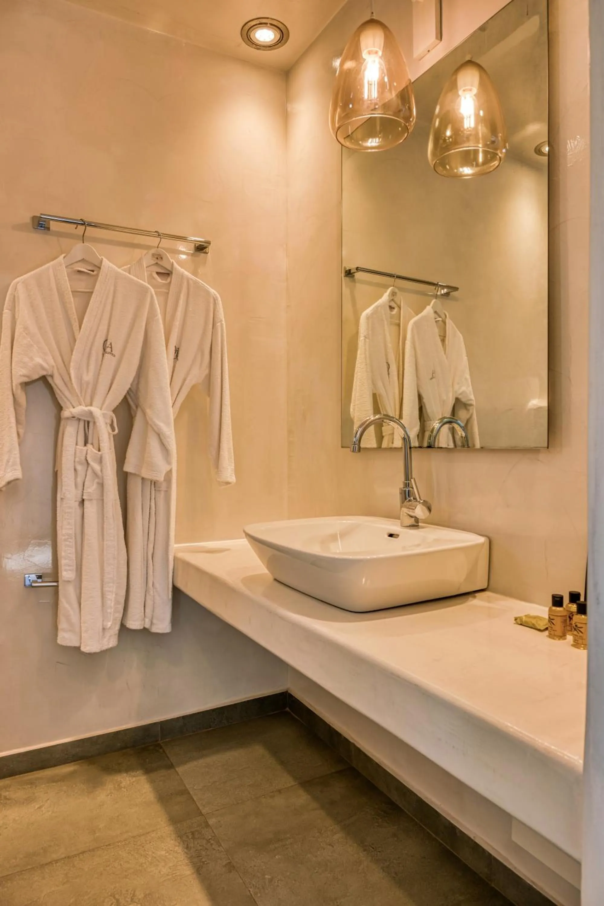 Bathroom in Oia Suites