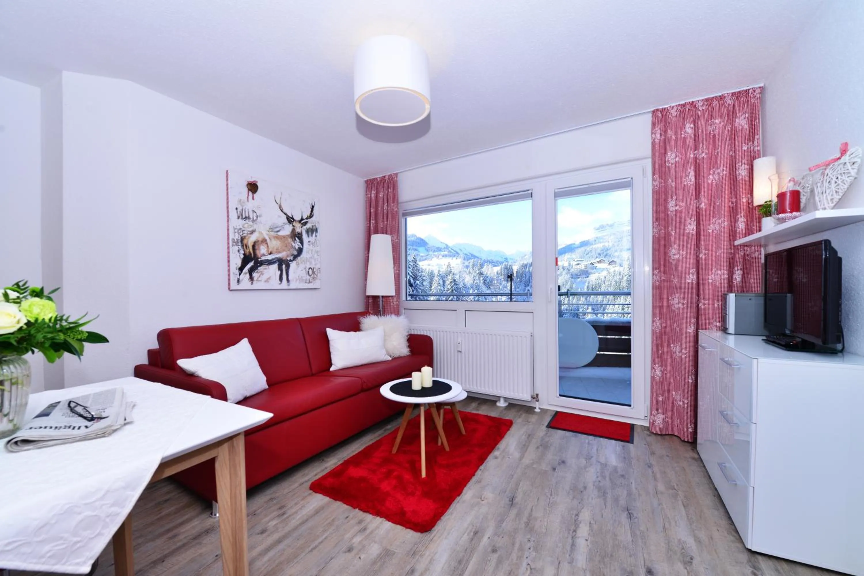 Living room in Familienhotel Kleinwalsertal