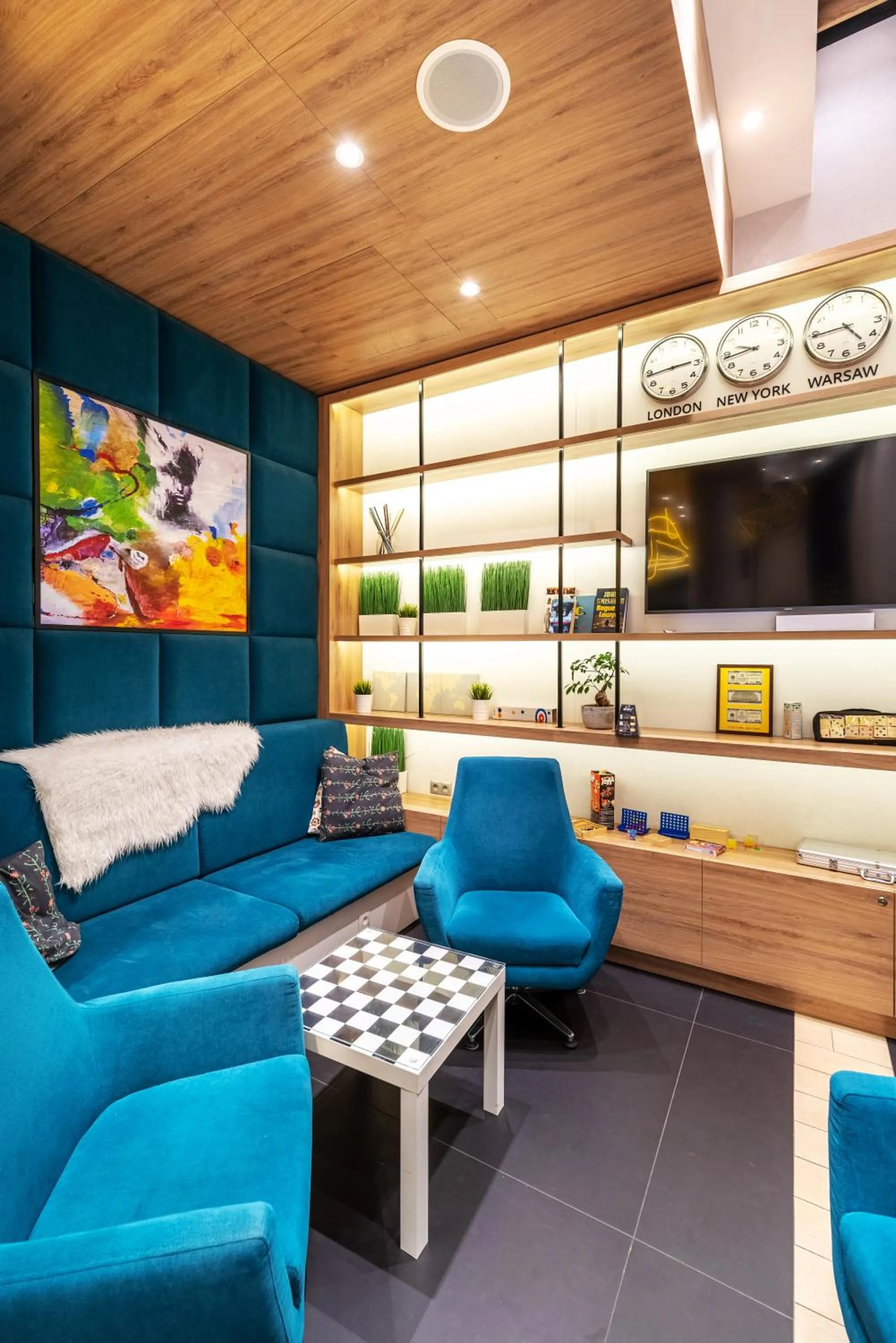 Lobby or reception in Golden Tulip Warsaw Airport