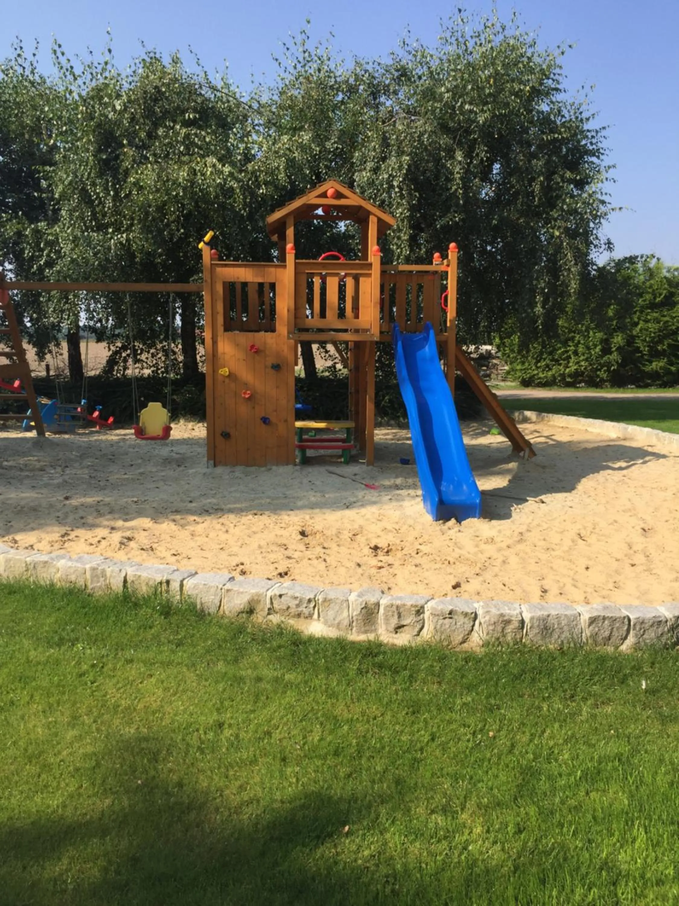 Children play ground in Ferienhof Pankalla