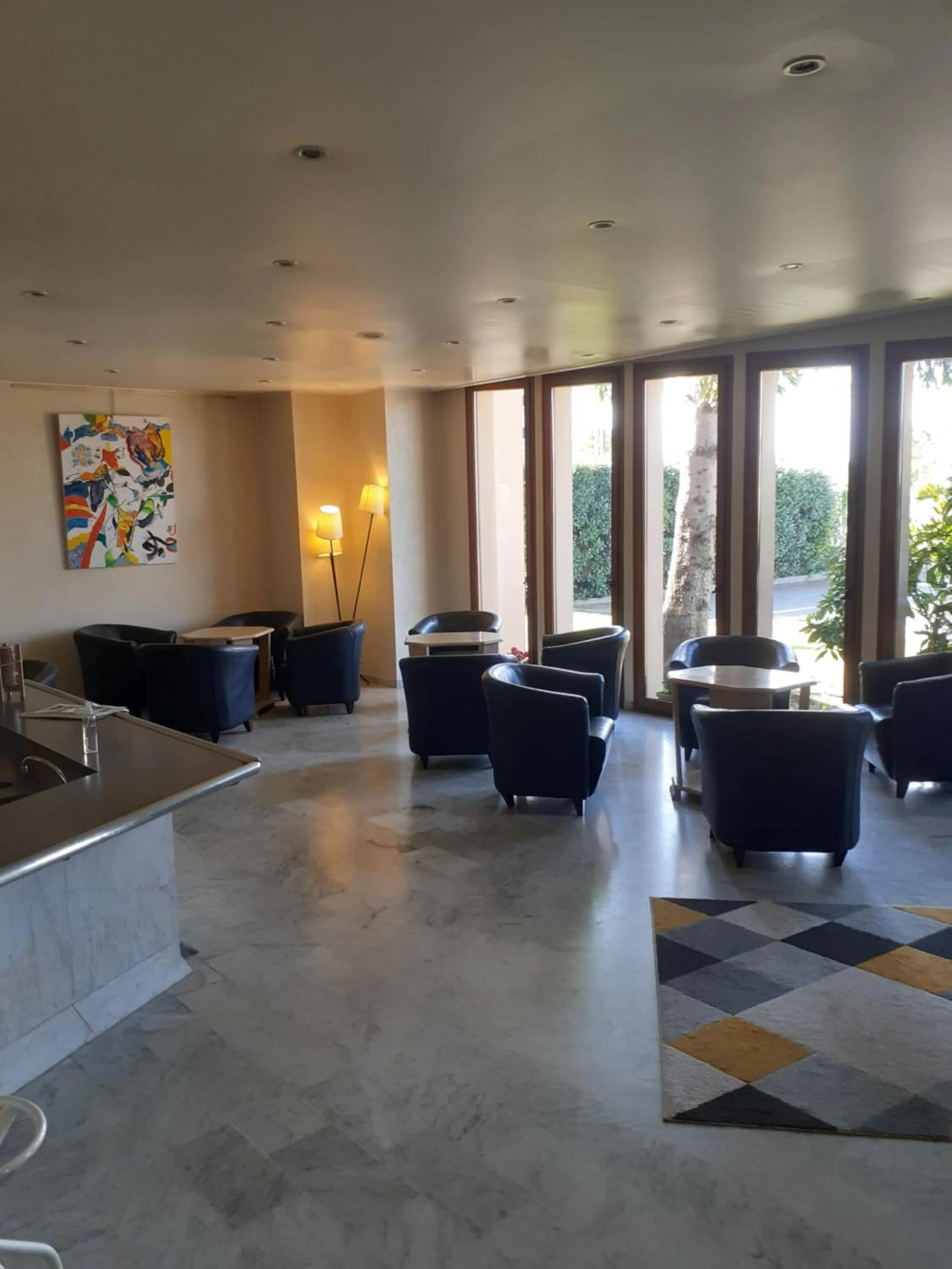 Lounge or bar in Logis Le Luth