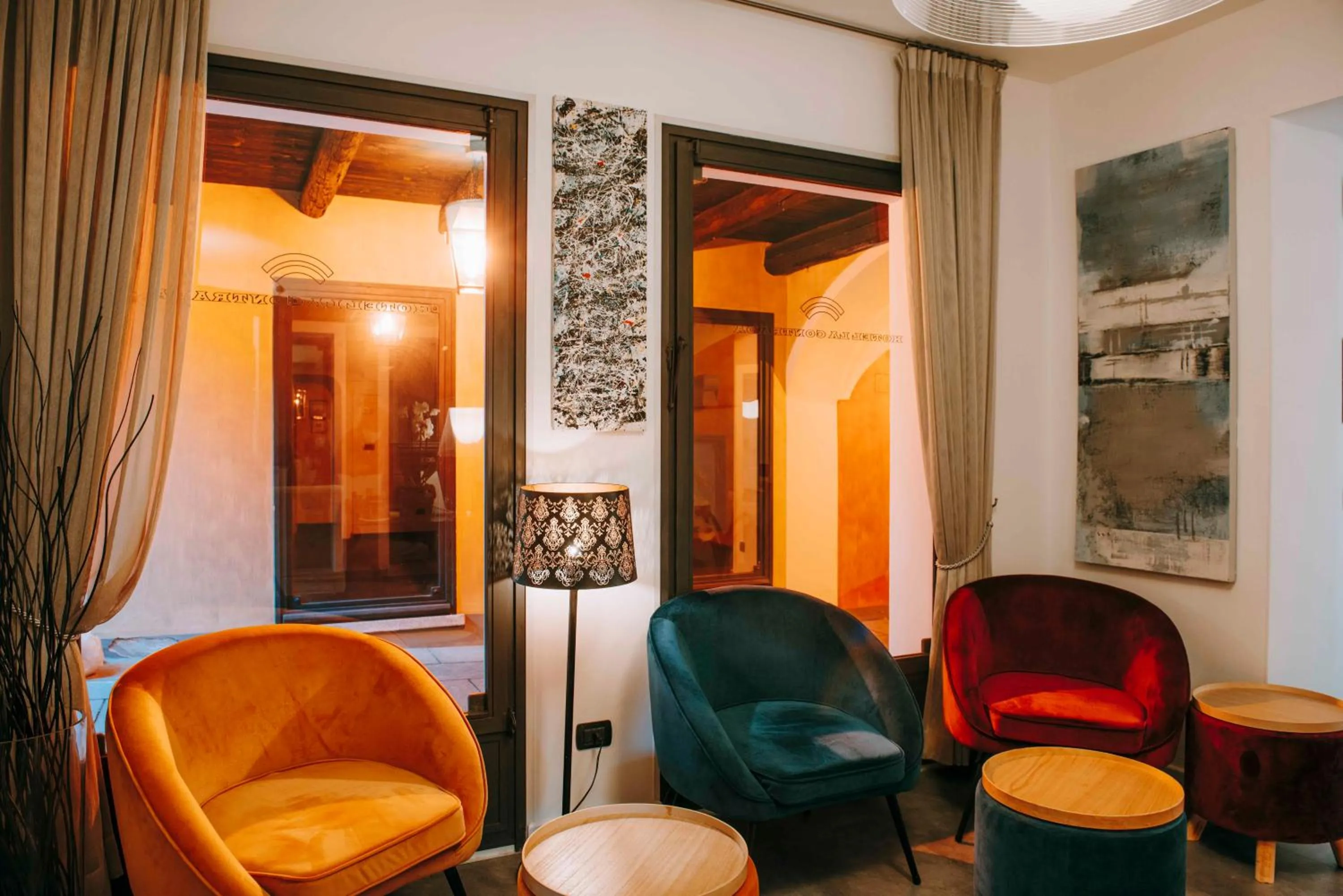 Lobby or reception in Hotel La Contrada