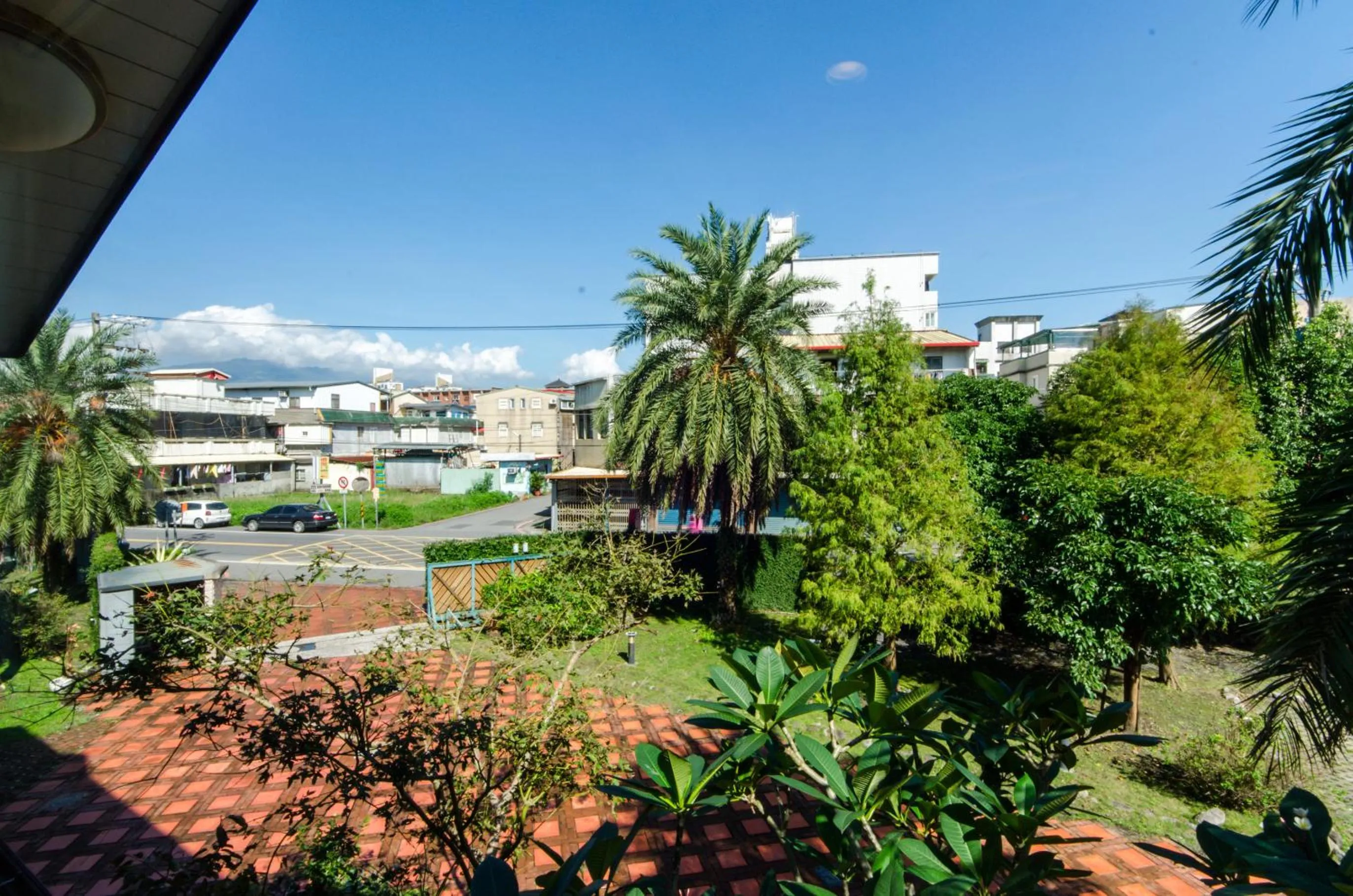 Garden view in Yosemite Homestay