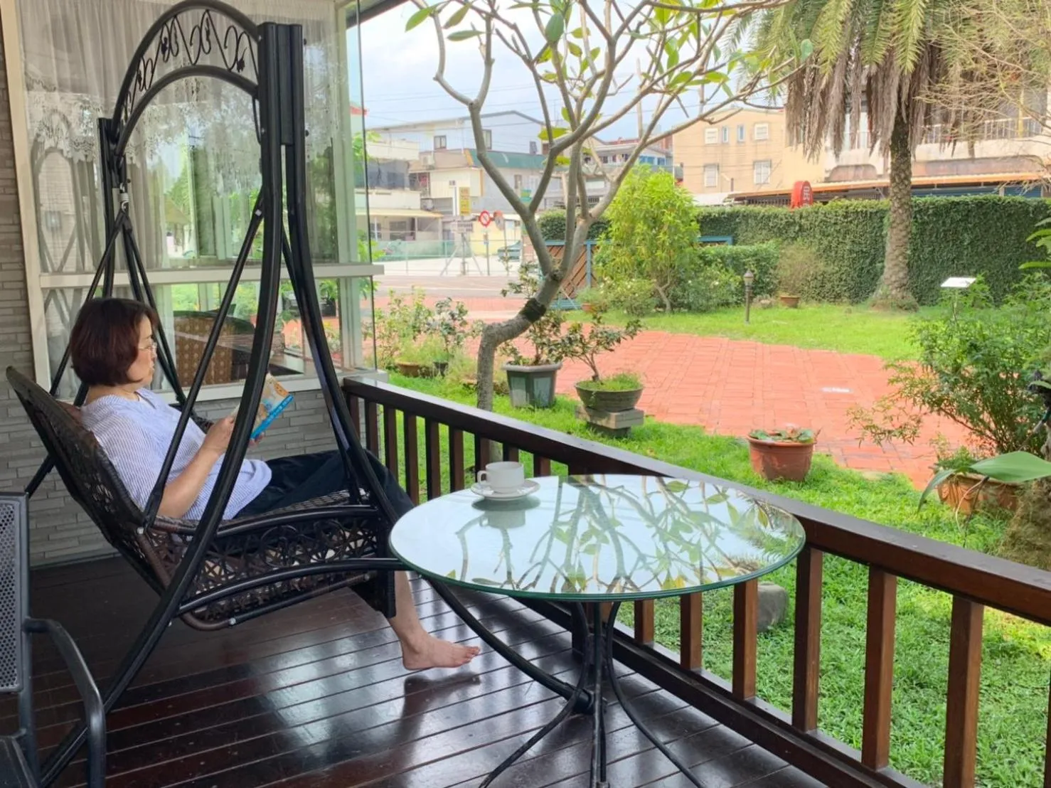 Balcony/Terrace in Yosemite Homestay