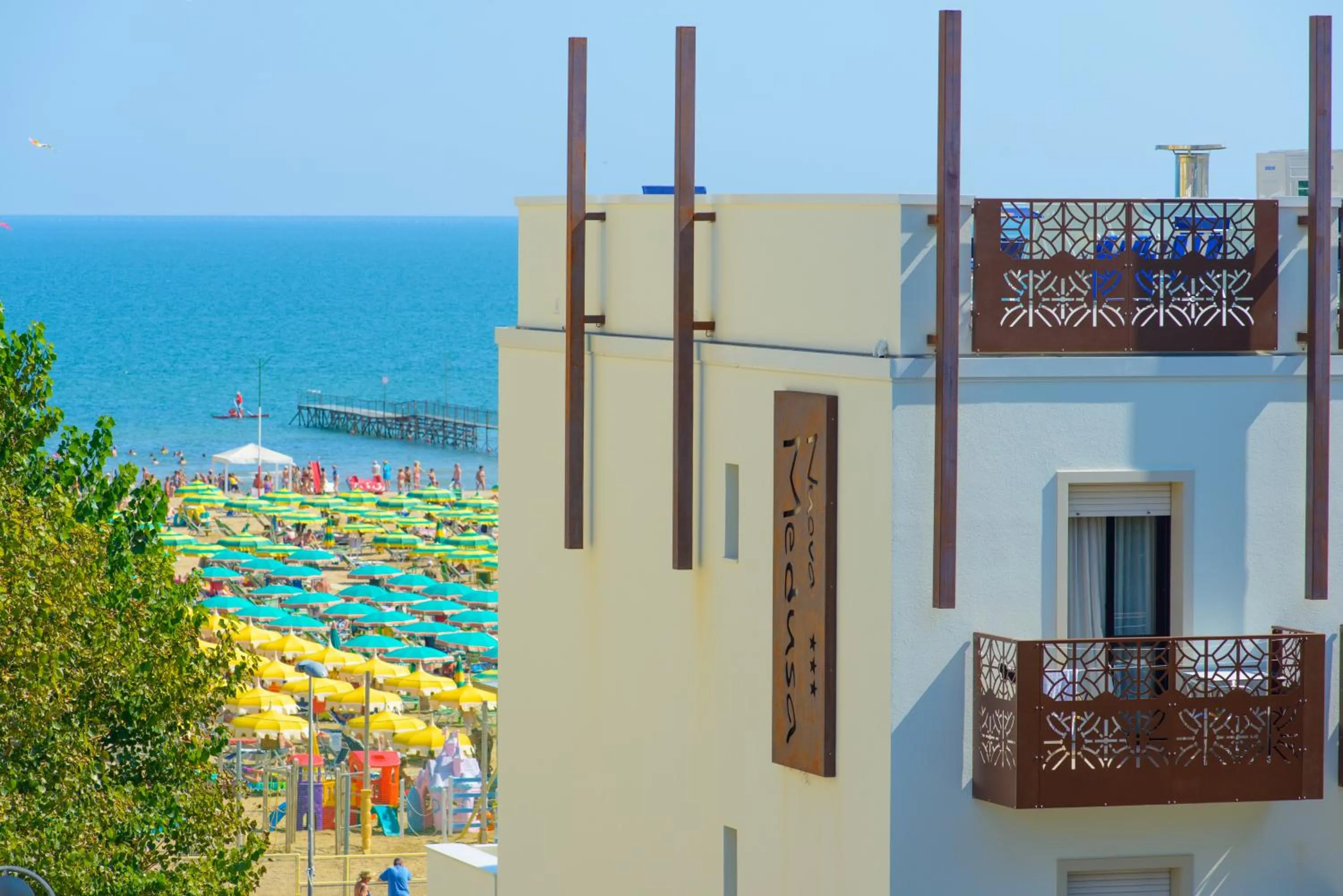 Property building in Hotel Nuova Medusa Rimini