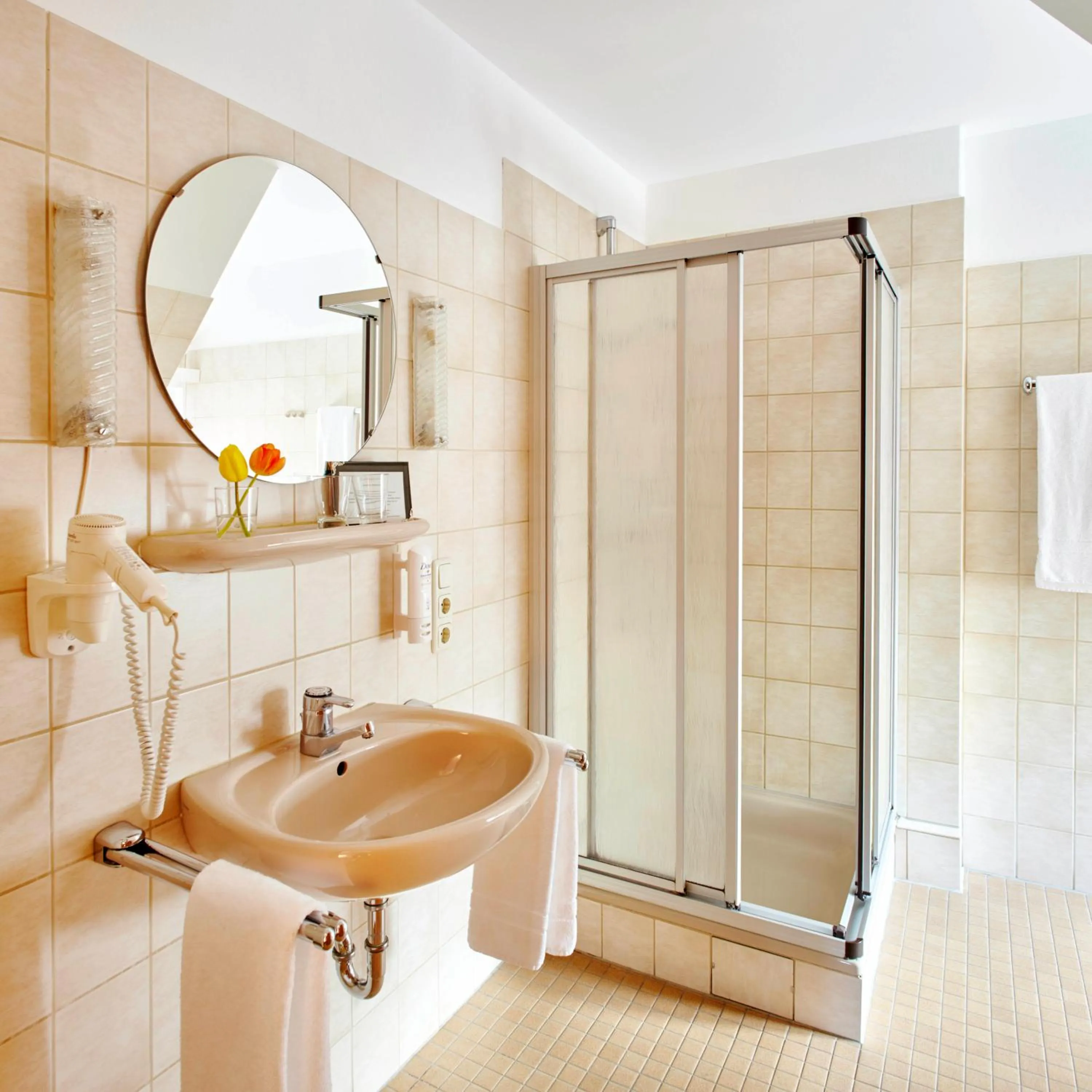 Shower in Landhaus Haverbeckhof