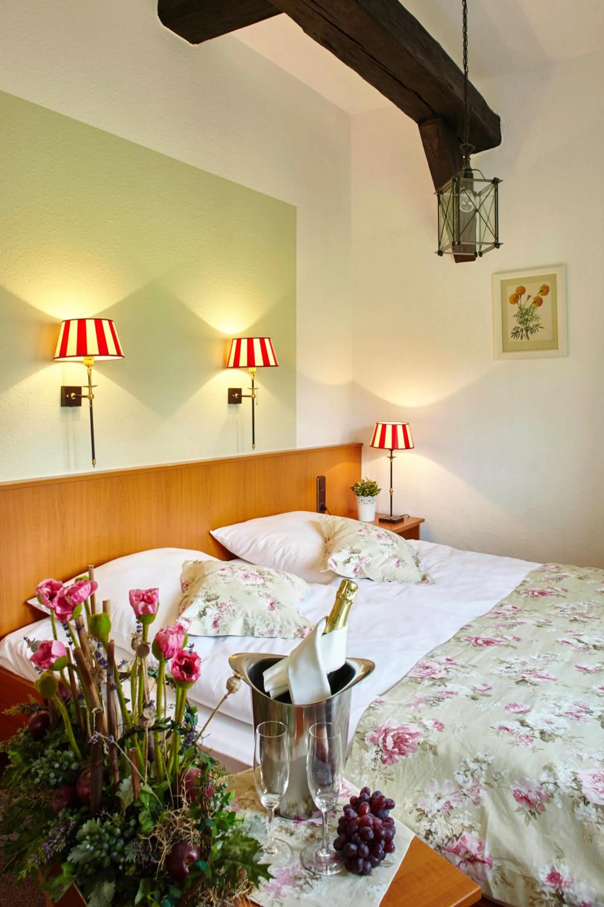 Photo of the whole room, Bed in Landhaus Haverbeckhof