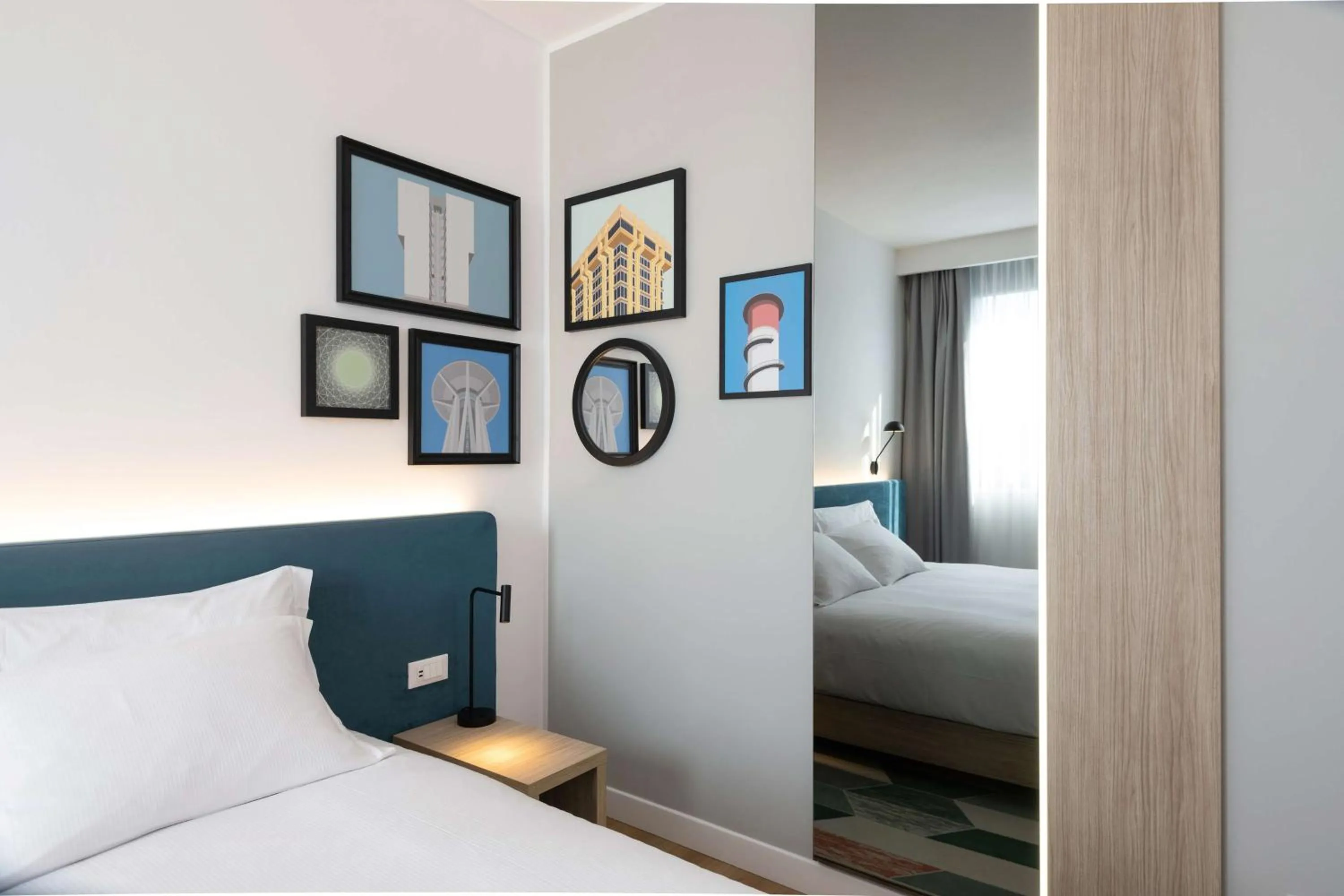 Bed in Hampton by Hilton Rome North Fiano Romano