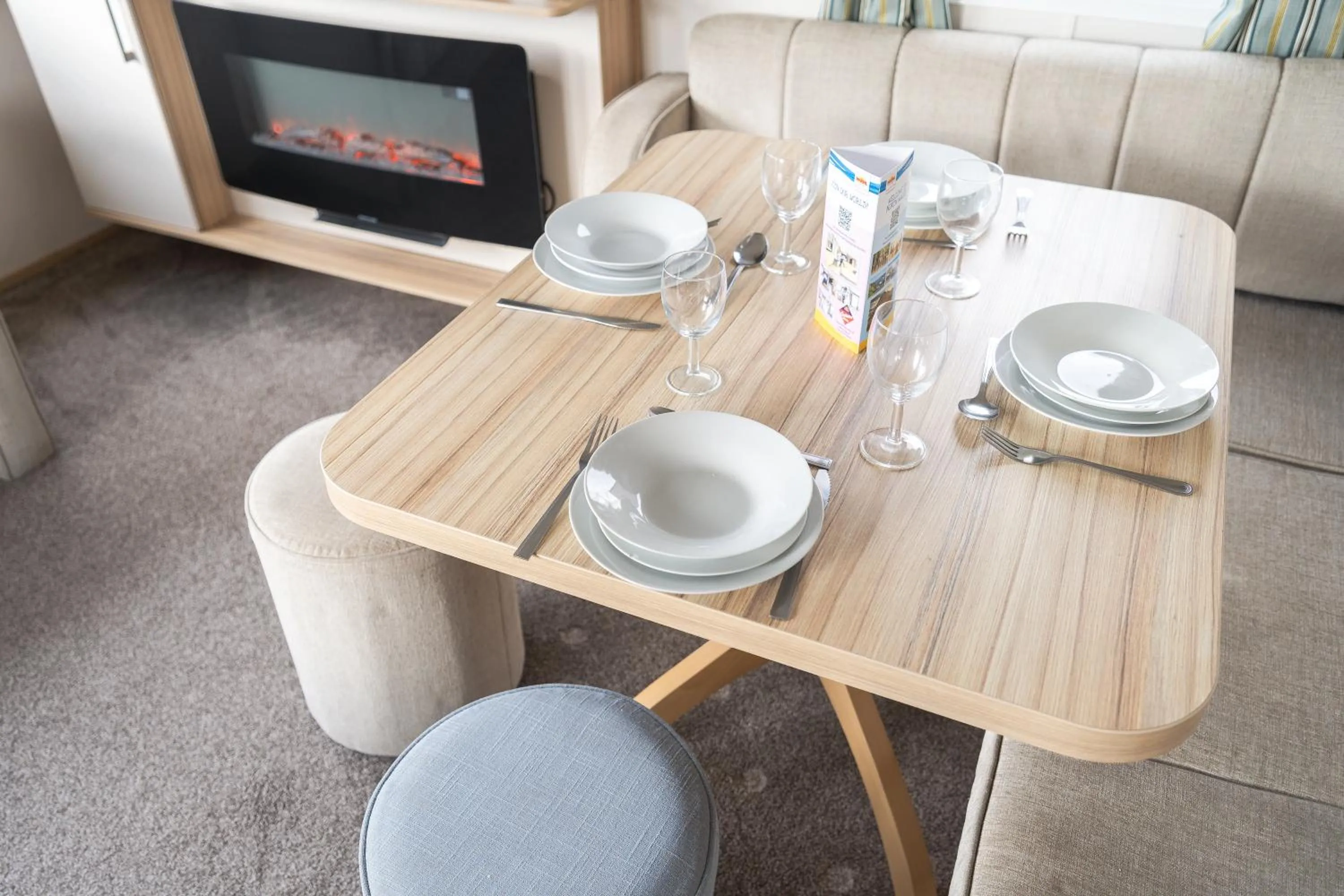 Dining area in Marine Holiday Park