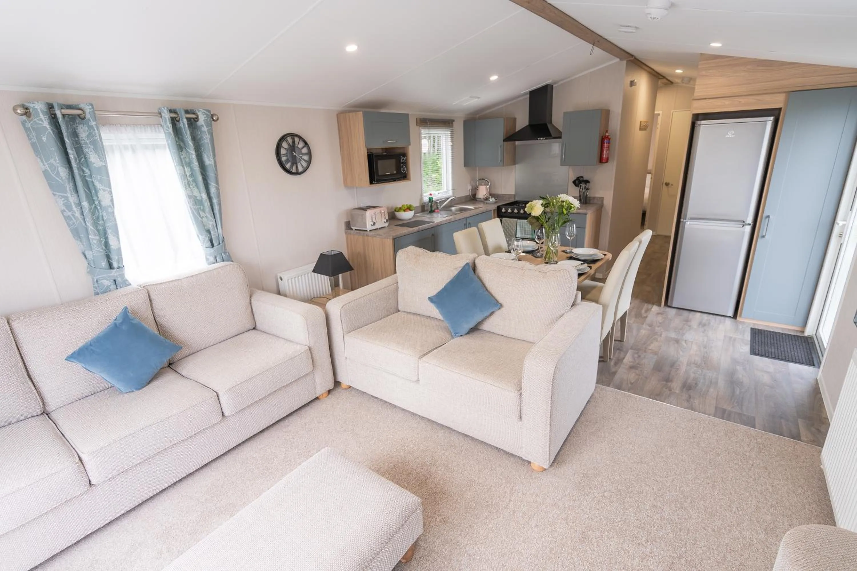 Living room in Marine Holiday Park