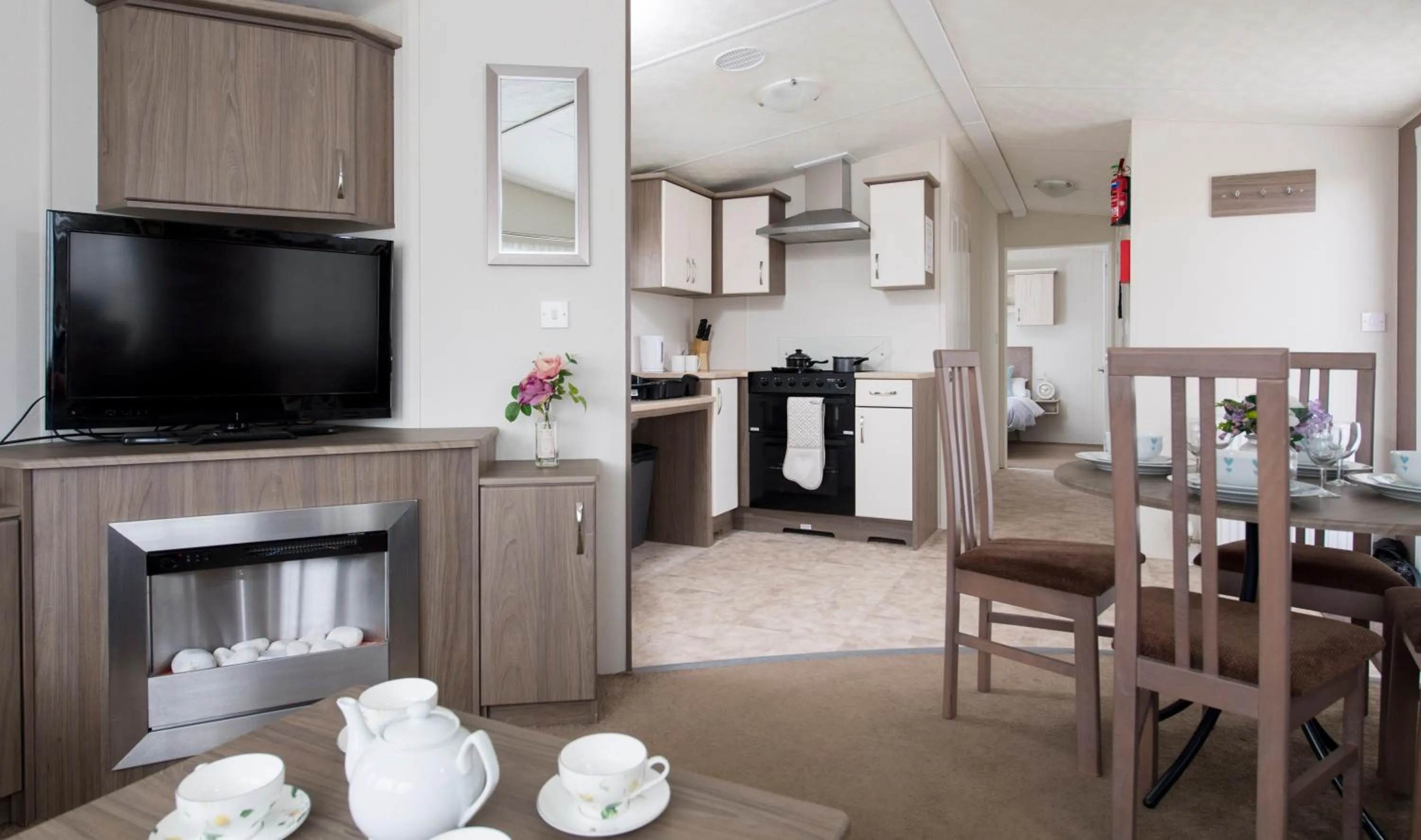 Communal lounge/ TV room in Marine Holiday Park