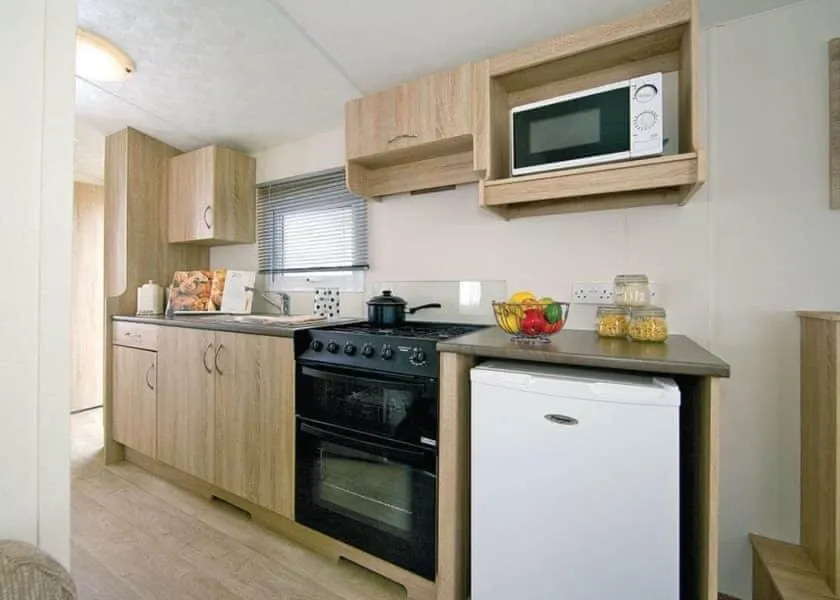 Kitchen or kitchenette in Marine Holiday Park
