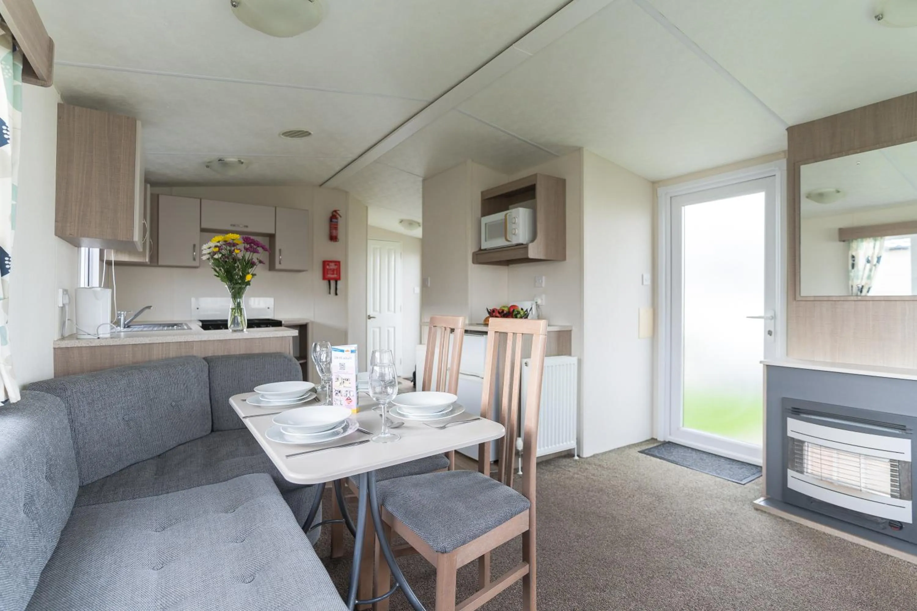 Living room in Marine Holiday Park