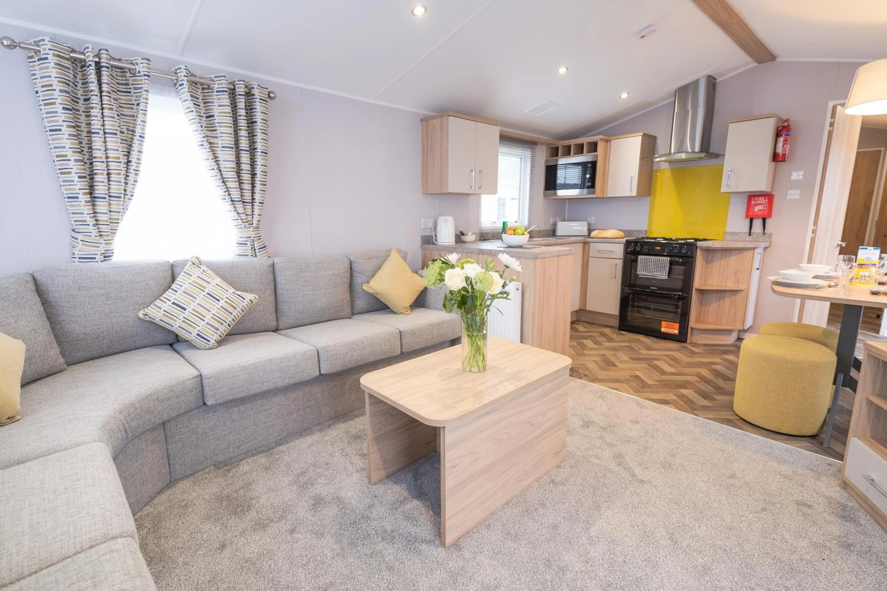 Living room in Marine Holiday Park