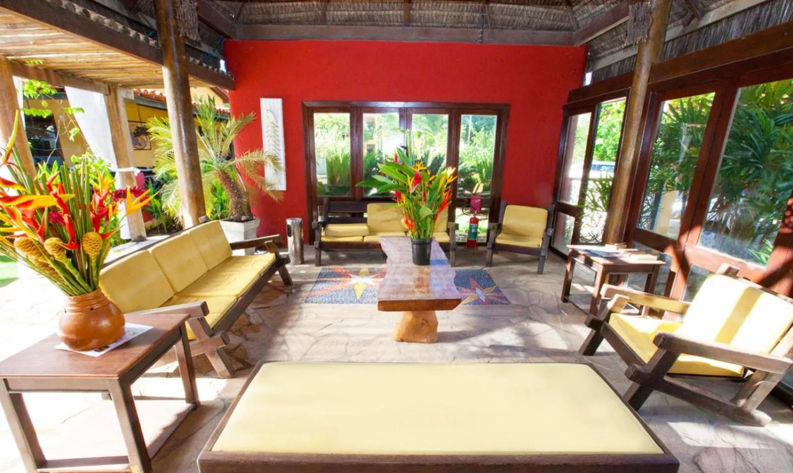 Lobby or reception in Hotel Aconchego Porto de Galinhas