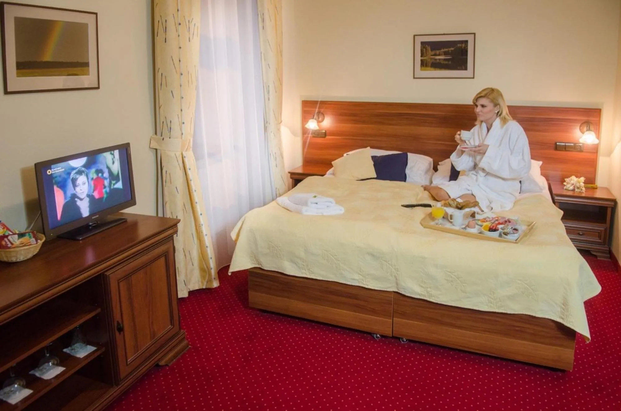 Photo of the whole room, Bed in Hejtmanský dvůr