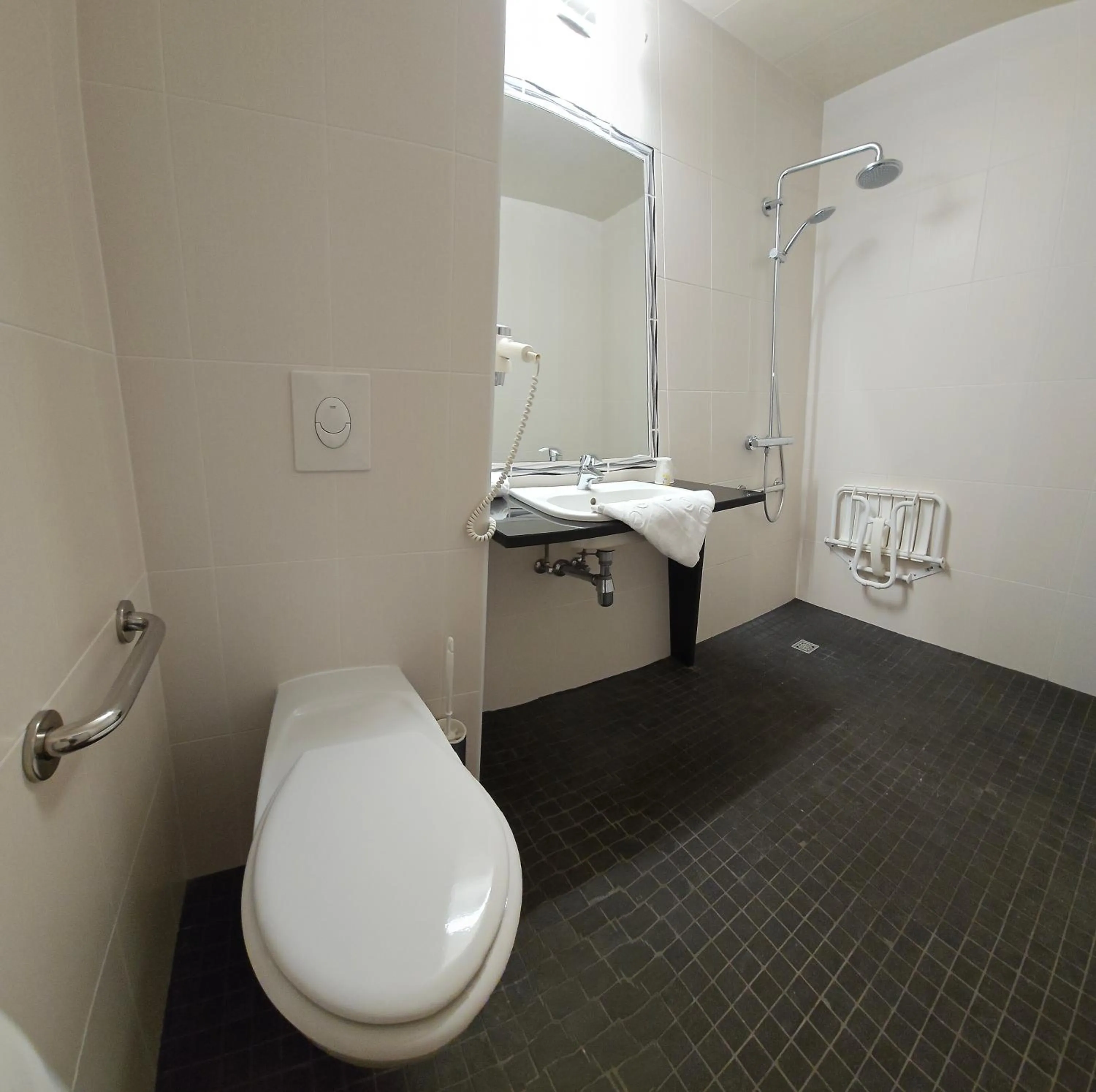 Bathroom in Hotel Restaurant Champ Alsace