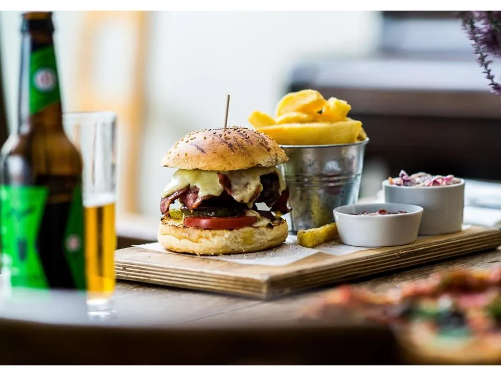 Dining area in The Oakhill Inn