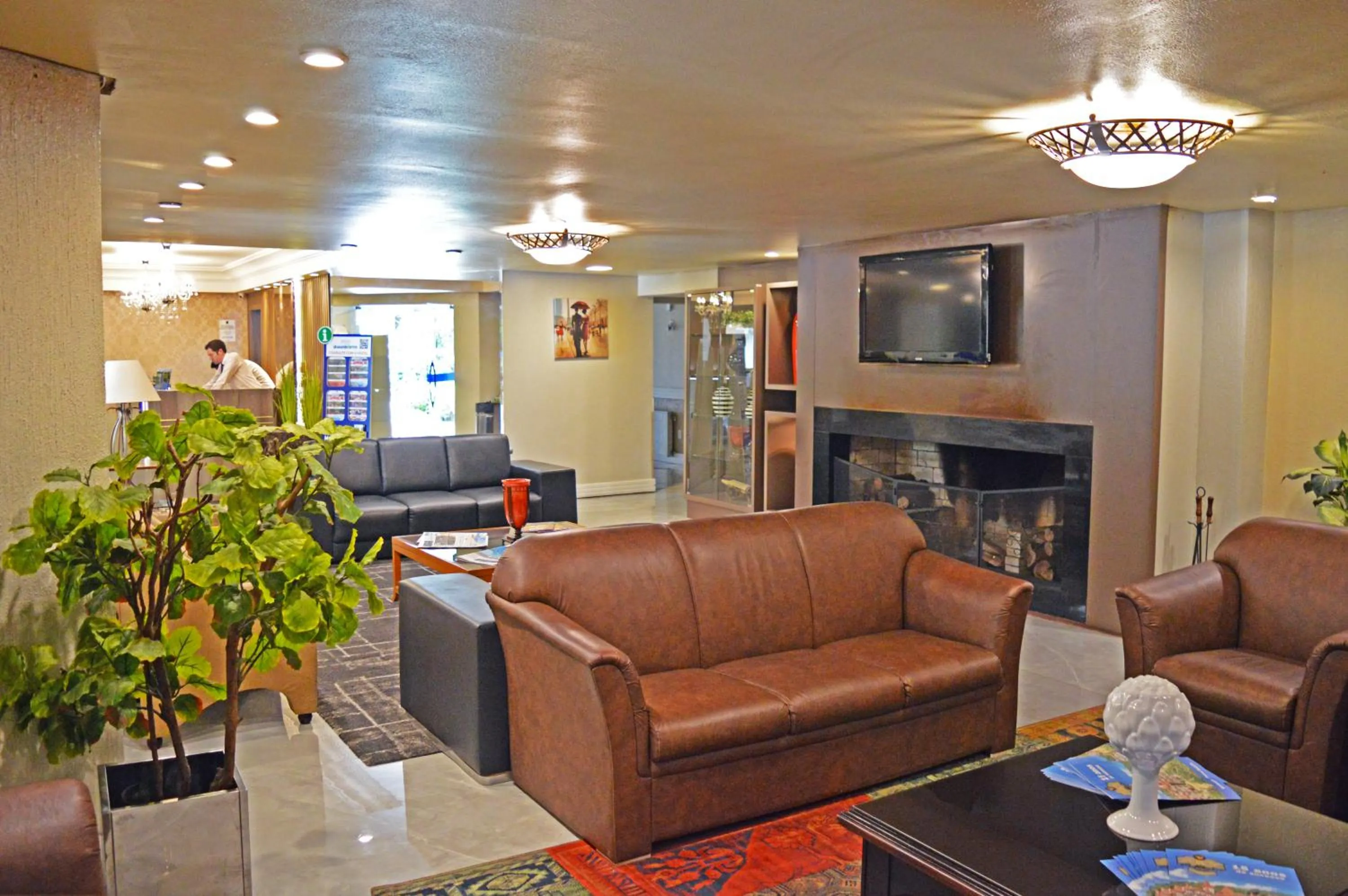 Communal lounge/ TV room in Sky Ville Hotel Canela