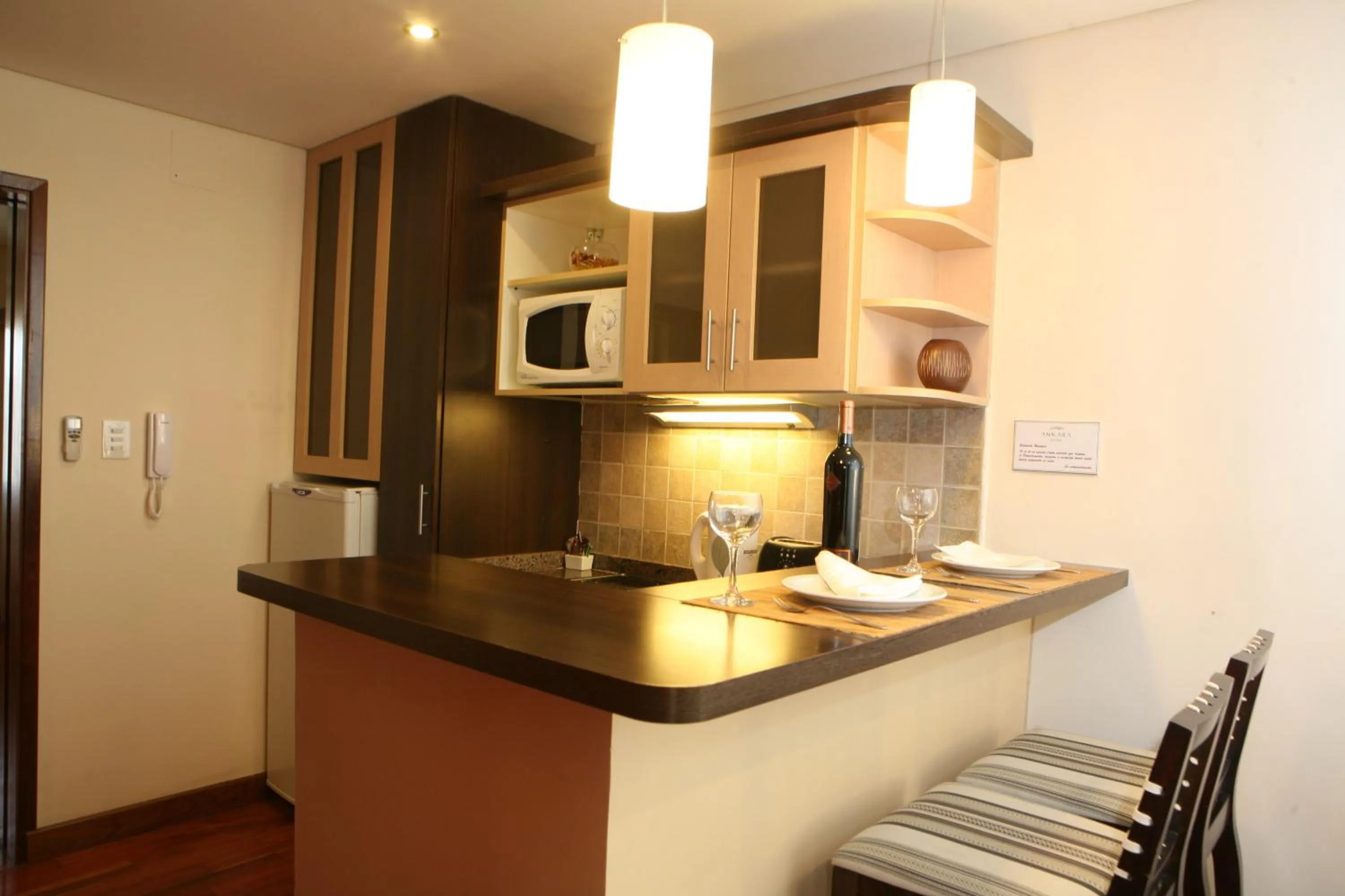 Kitchen or kitchenette in Hotel Ankara Suites