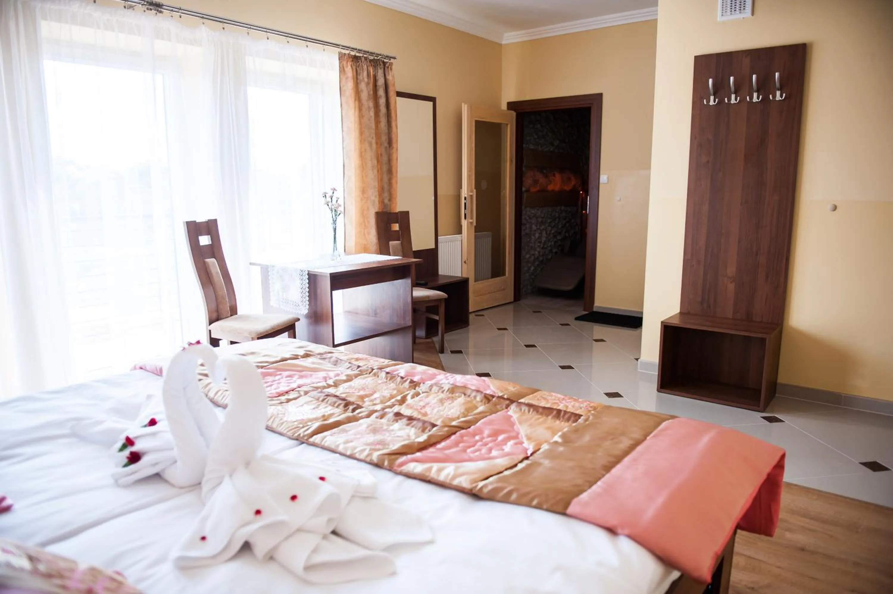 Bed in Pensjonat Pod Kogutami