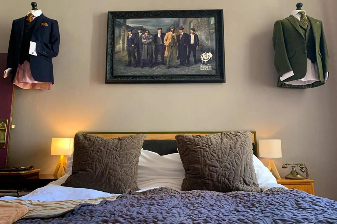 Bed in Hotel Pelirocco