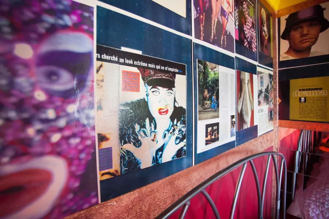 Decorative detail in Hotel Pelirocco