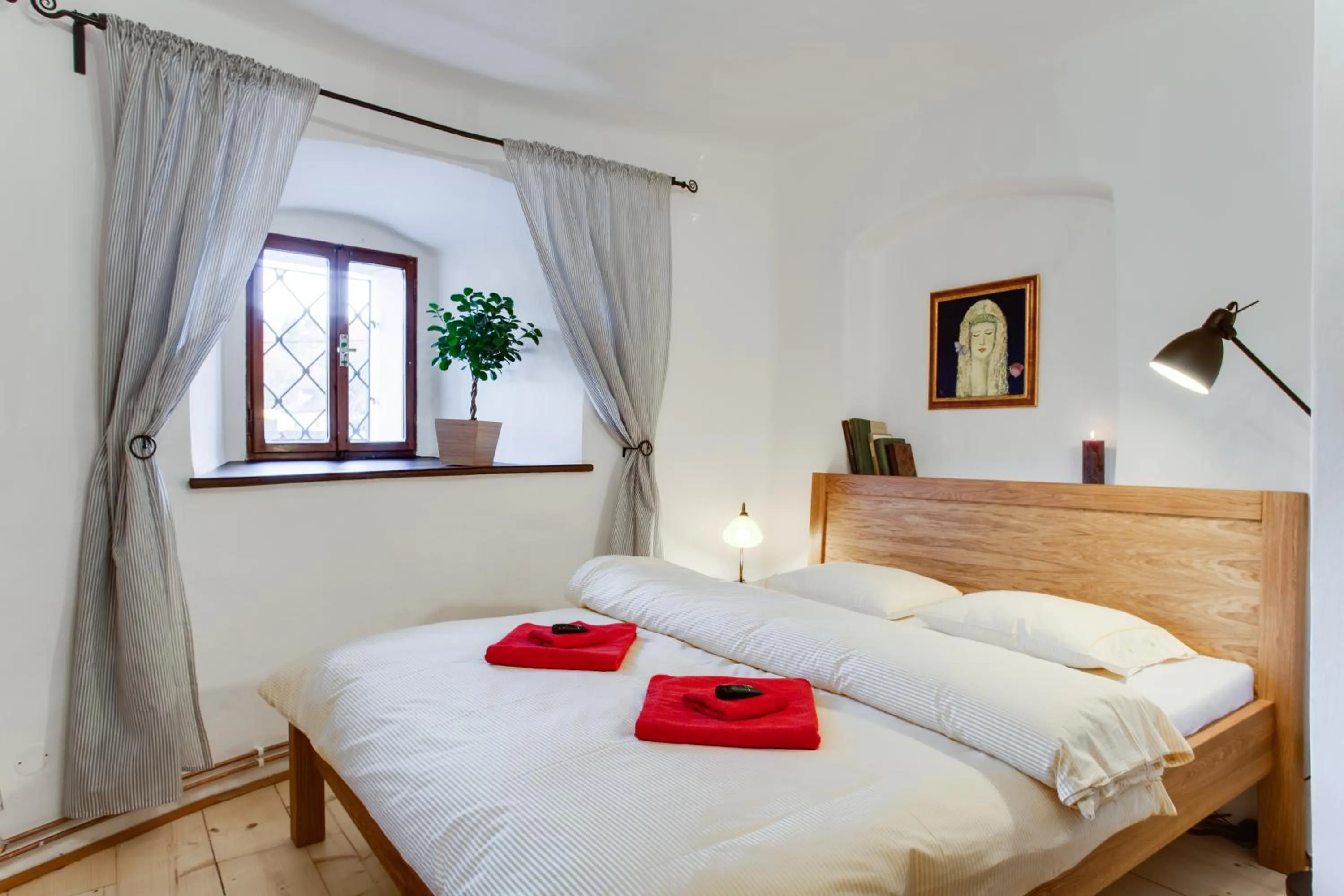 Bedroom, Bed in Krumlov Tower