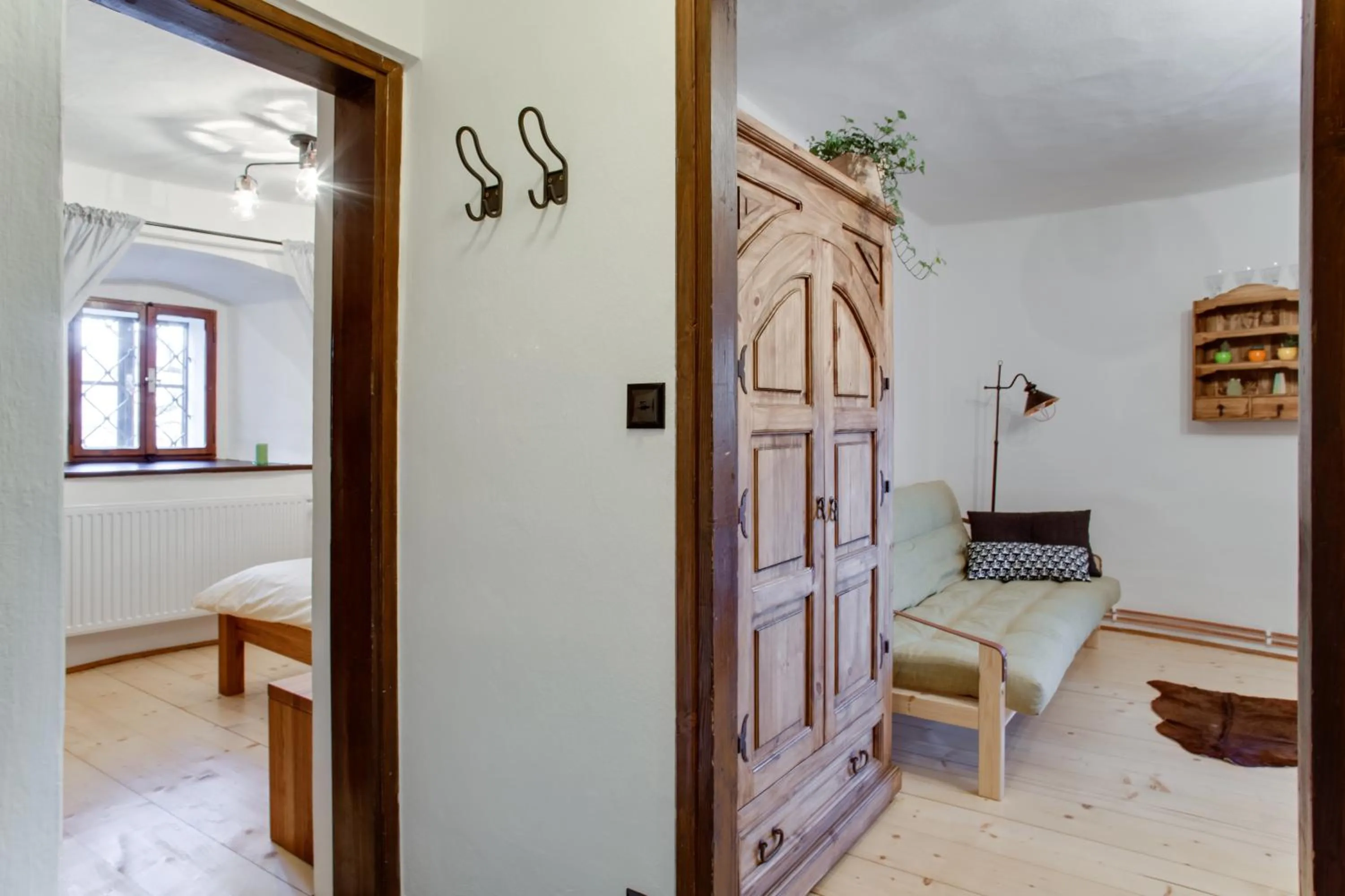 Bedroom, Bed in Krumlov Tower