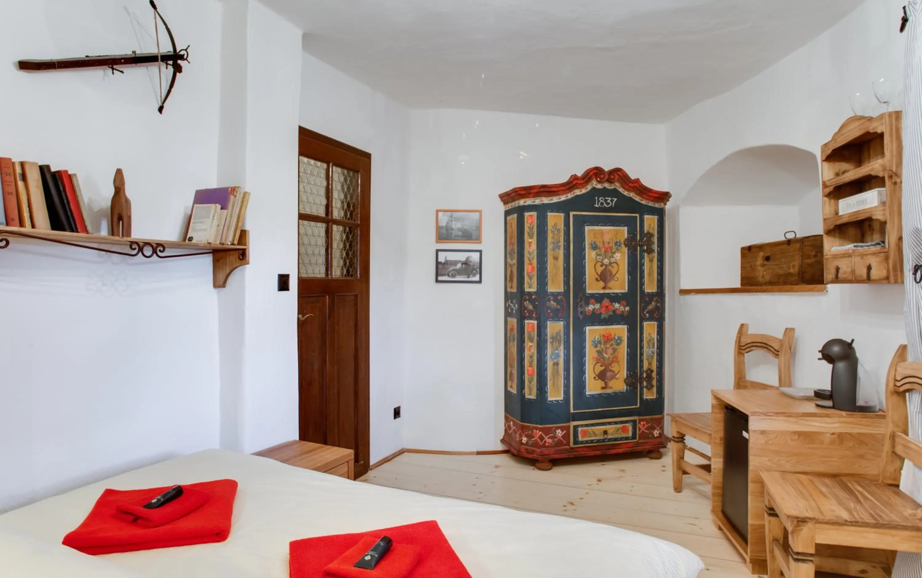 Bedroom, Bed in Krumlov Tower