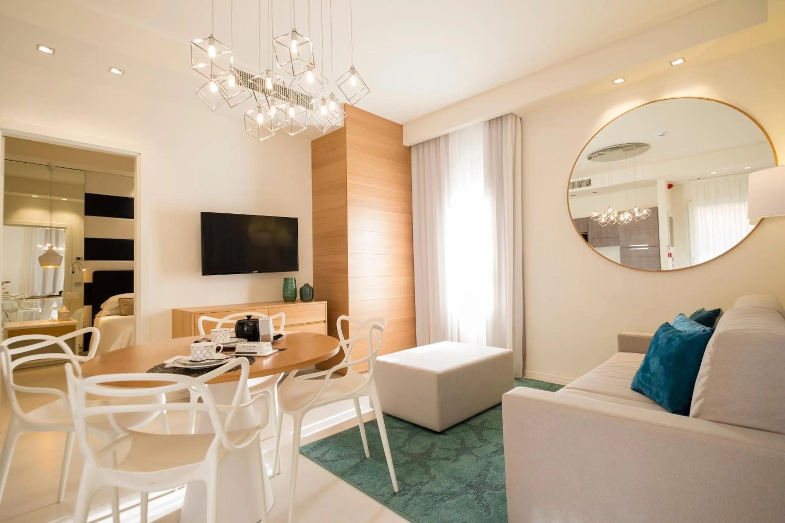 Living room in Metropol Ceccarini Suite - Luxury apartments