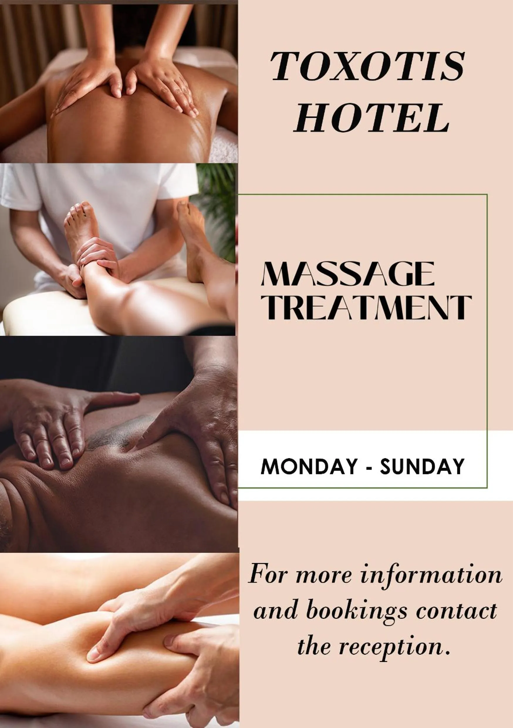 Massage in Toxotis Hotel