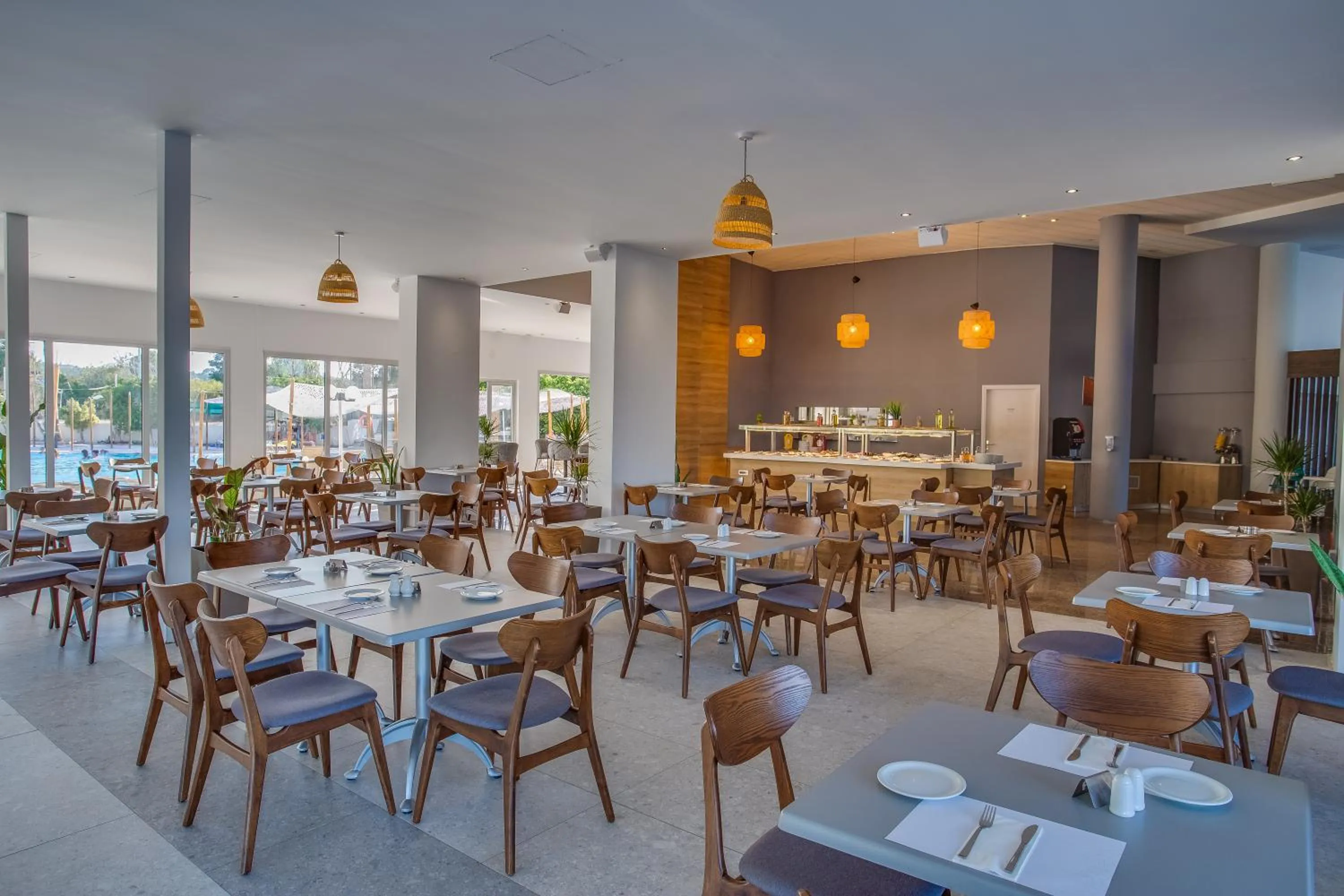 Restaurant/places to eat in Toxotis Hotel