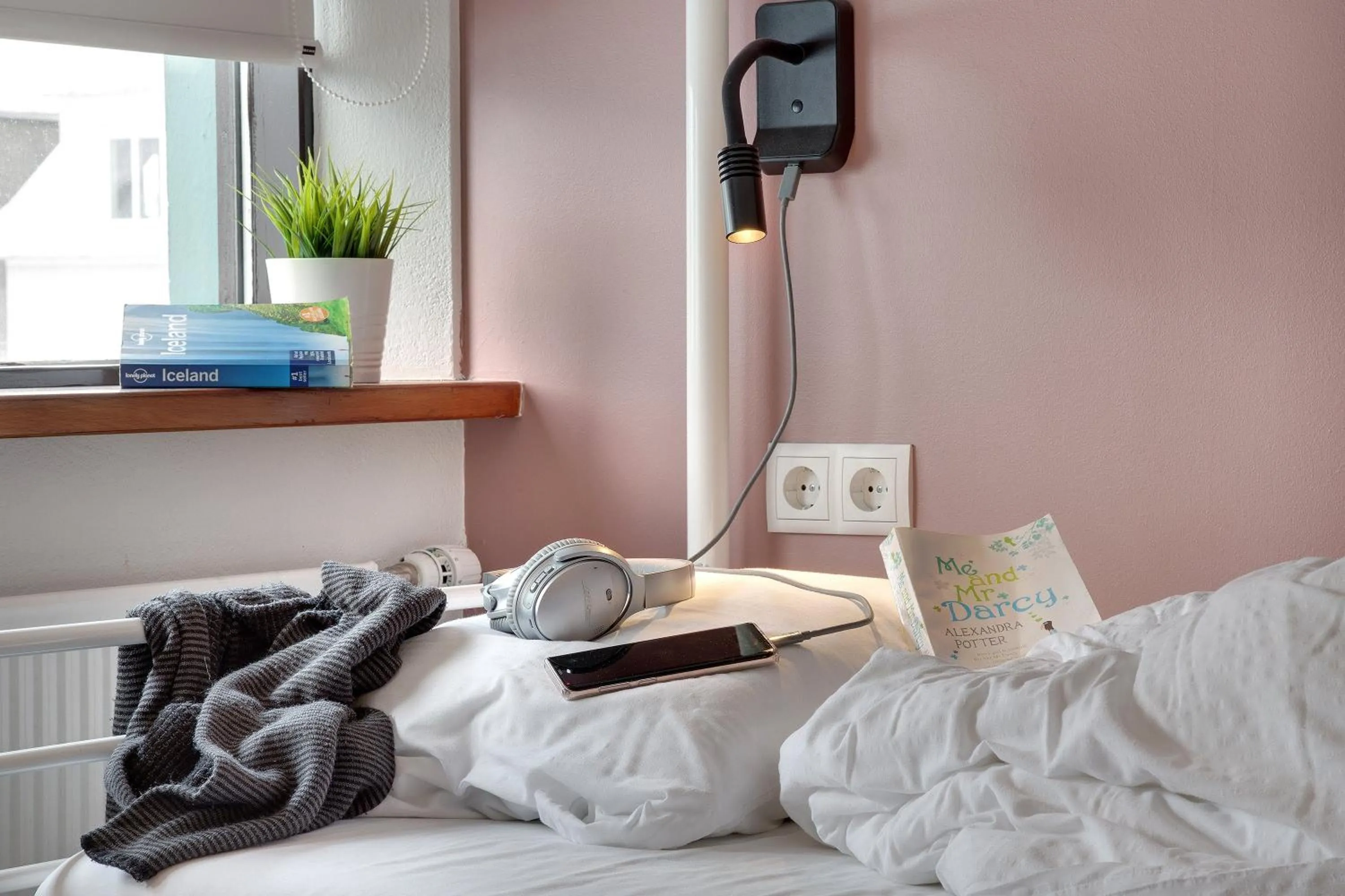 Bed in Lækur Hostel