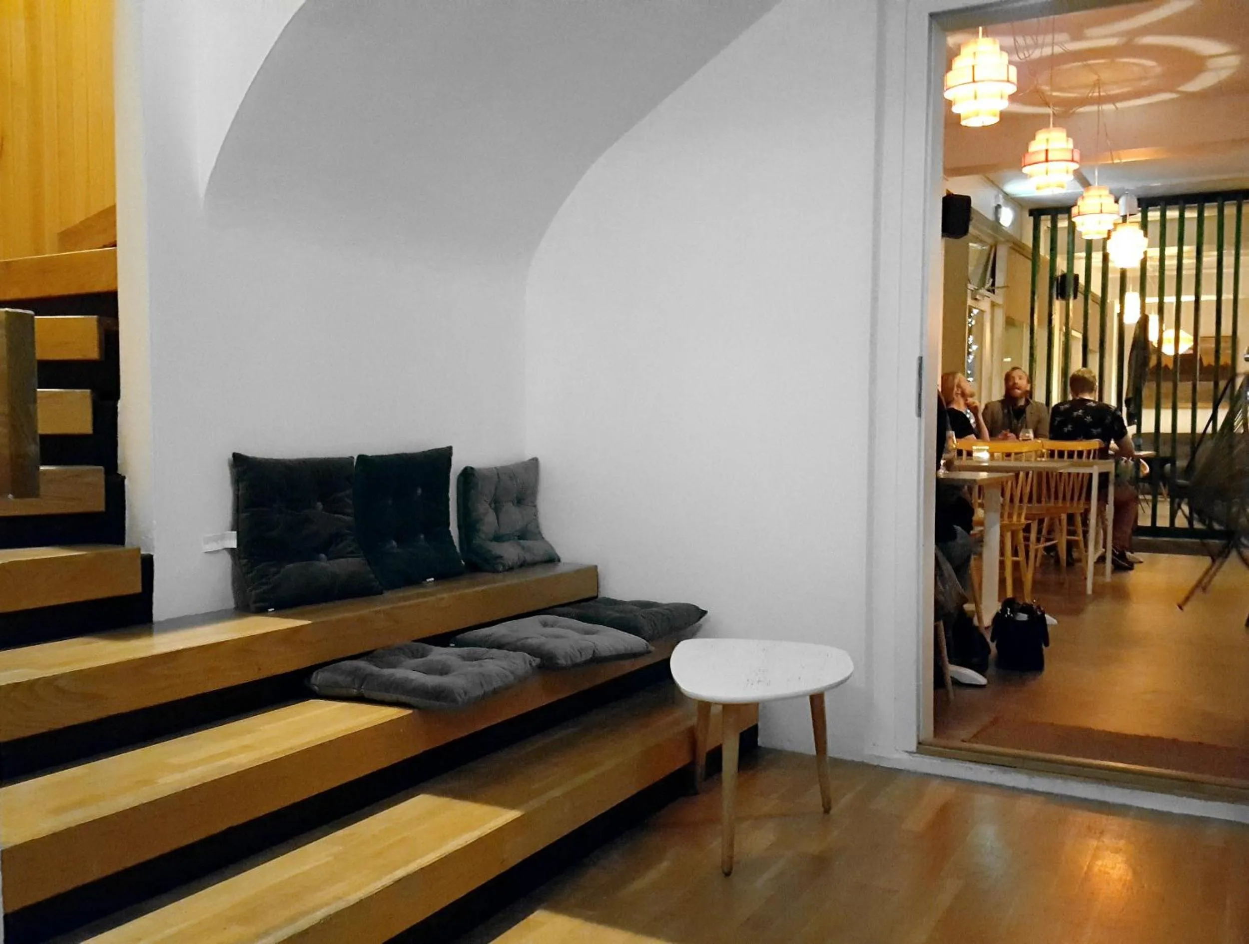 Lounge or bar in Lækur Hostel