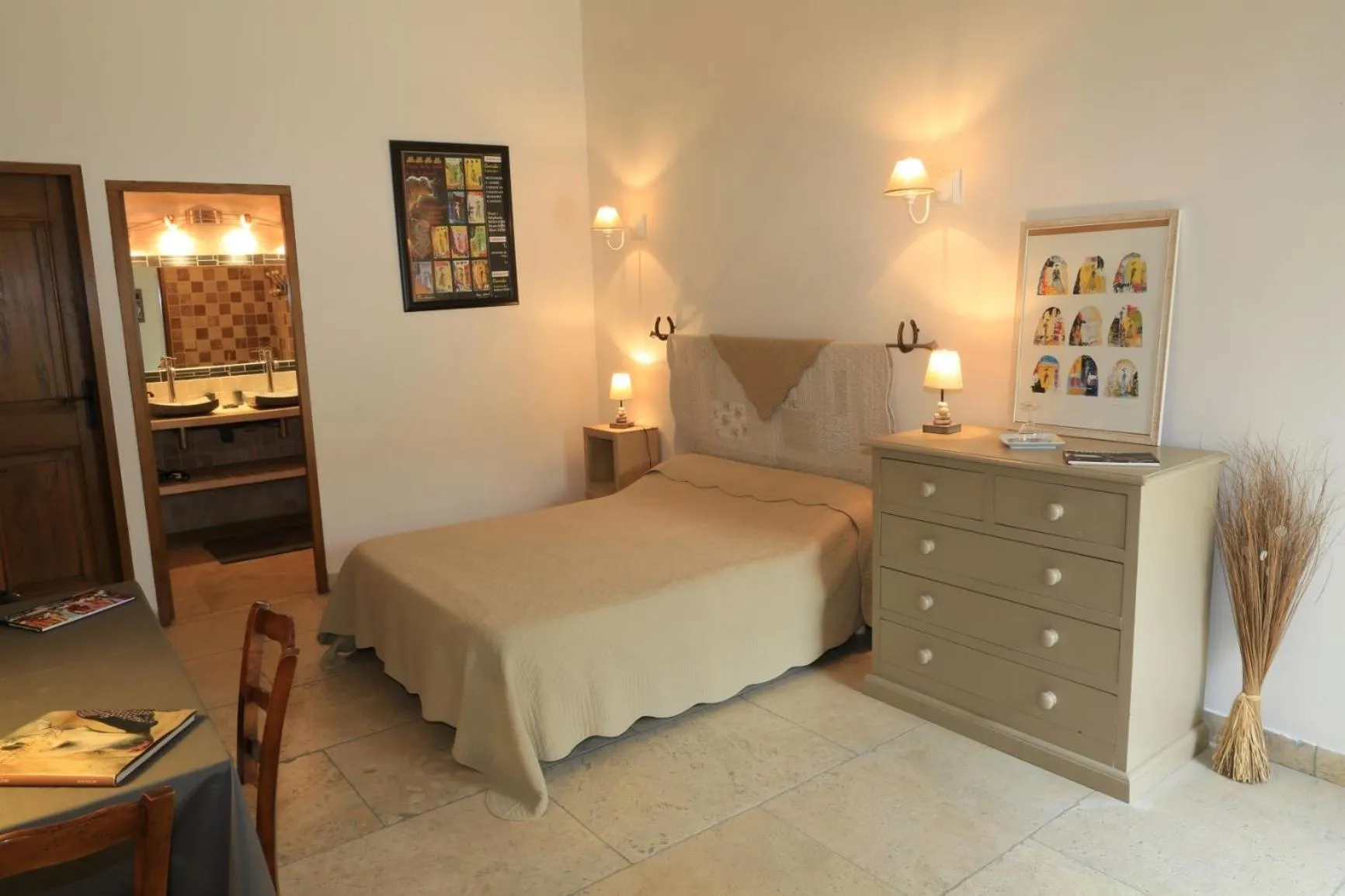 Bed in Mas d'Auzières