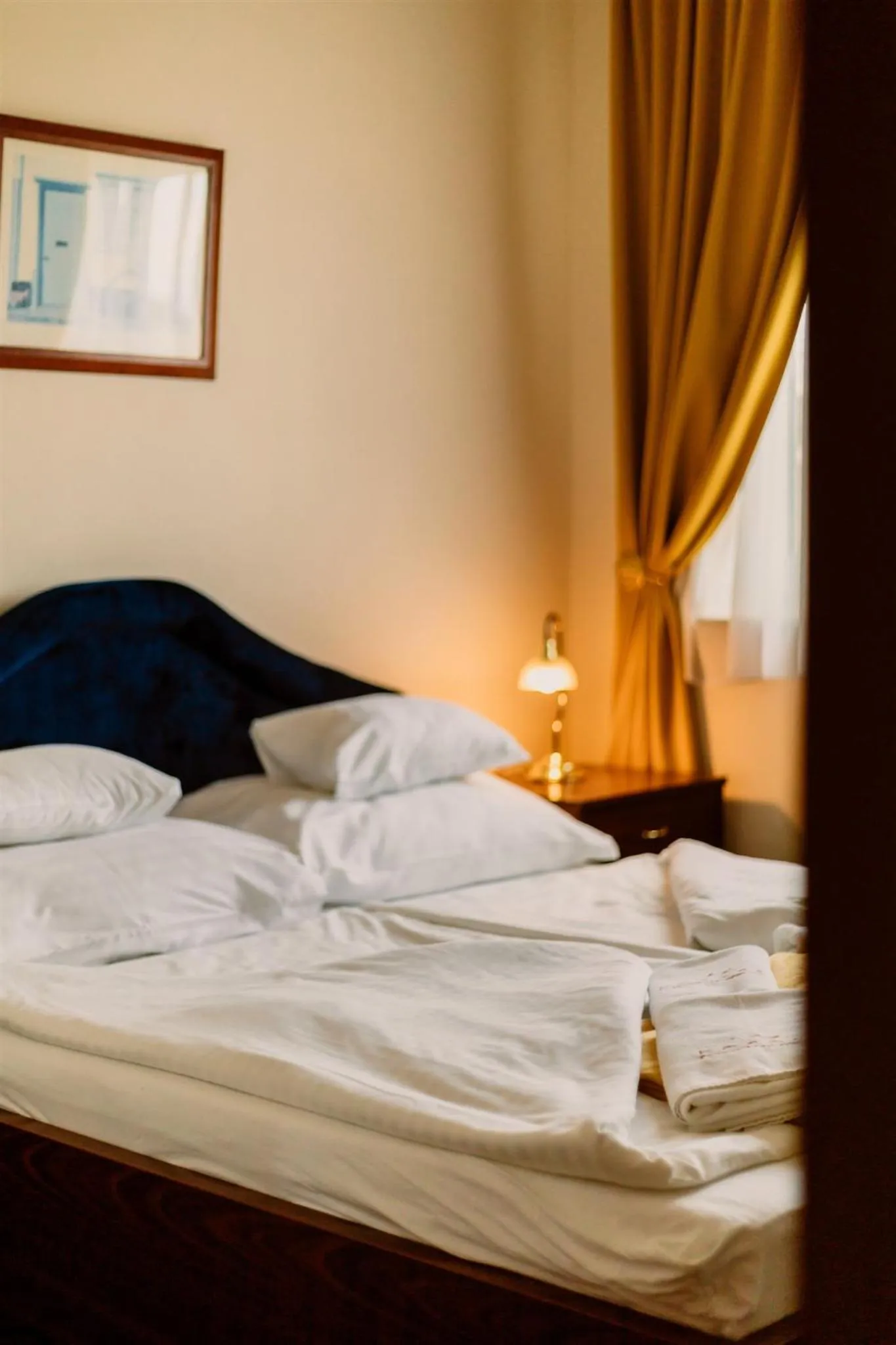 Bed in Korona Pension and Restaurant