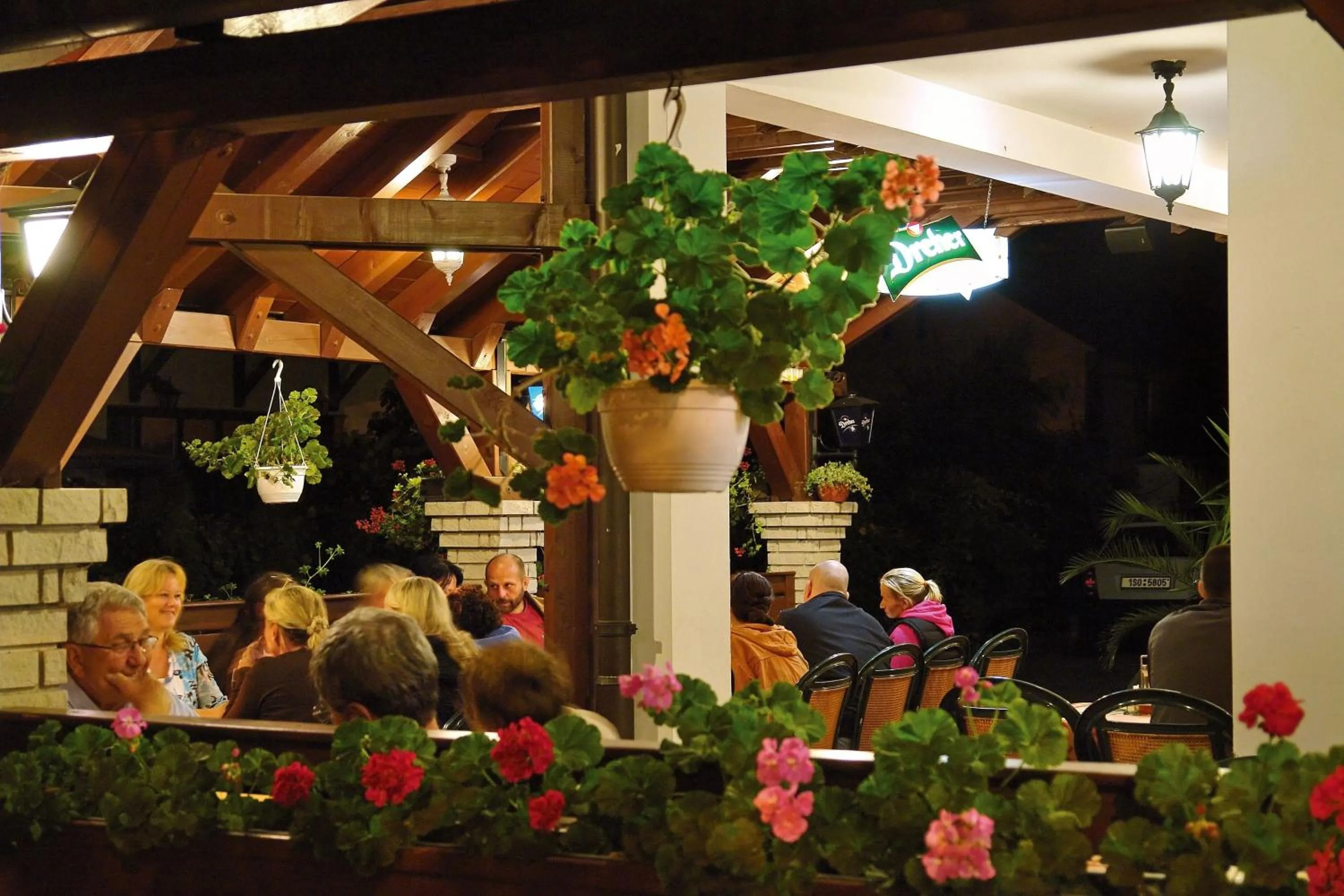 Balcony/Terrace in Korona Pension and Restaurant