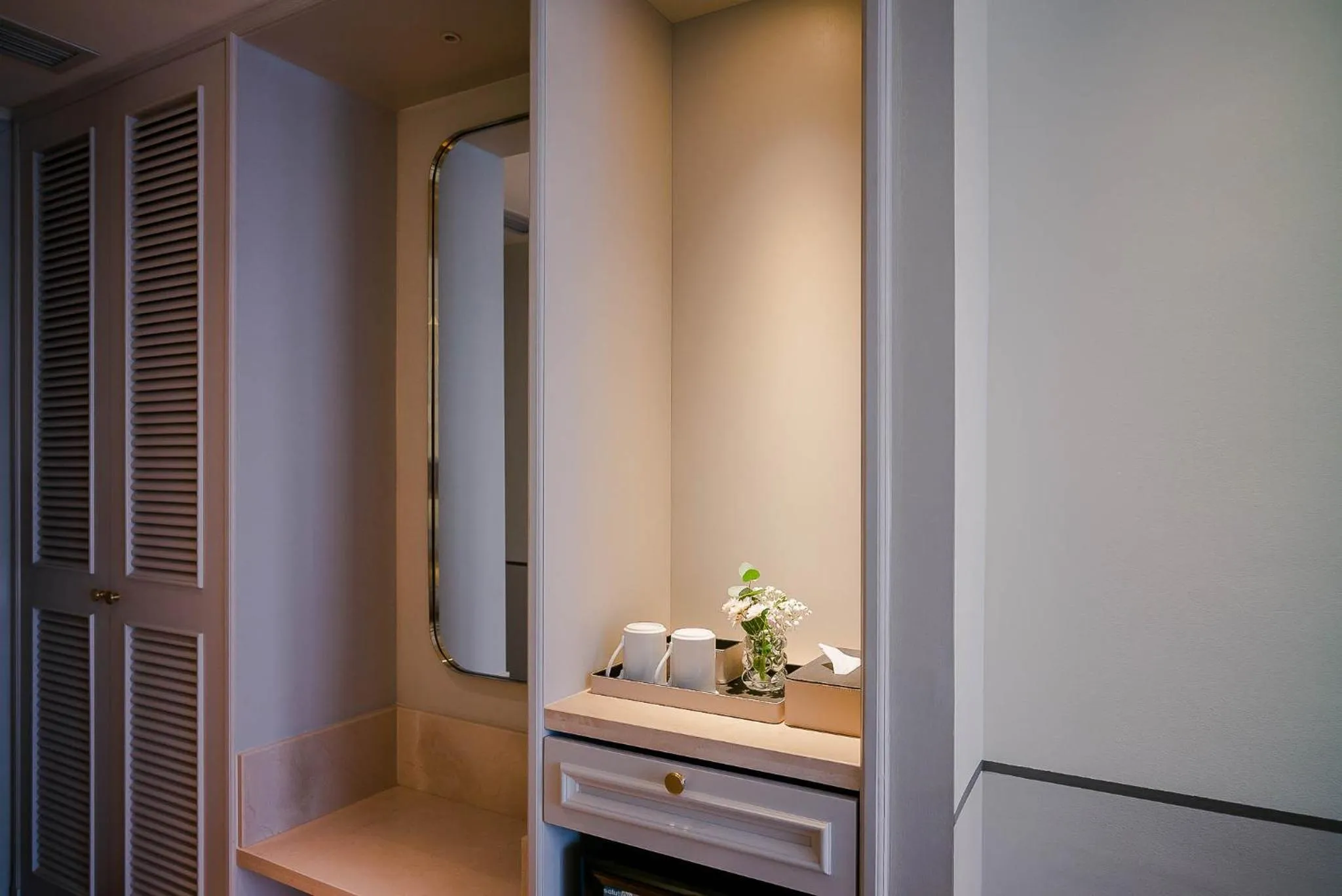 wardrobe in Le Jardin Hotel Haute Couture