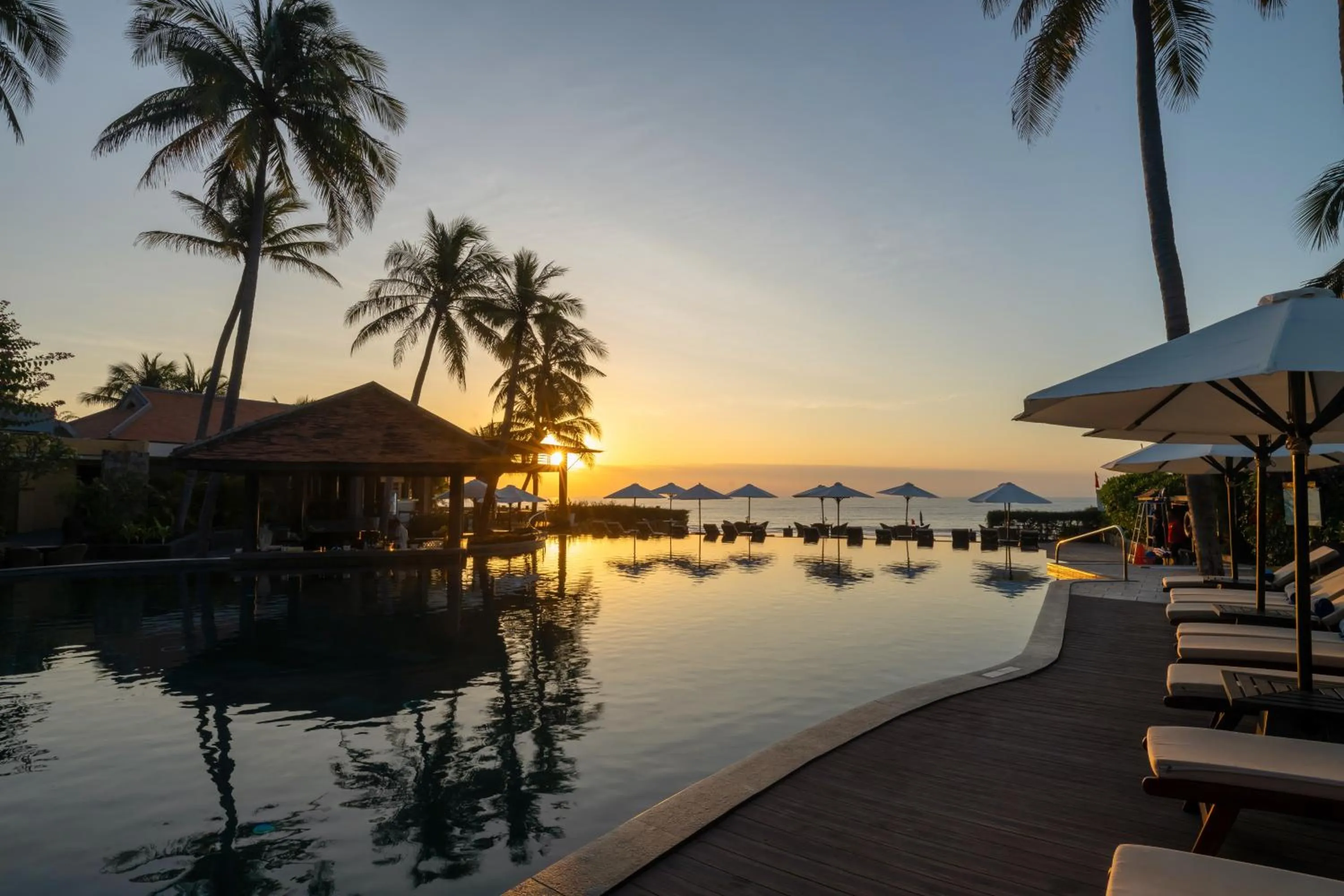 Pool view in Anantara Mui Ne Resort