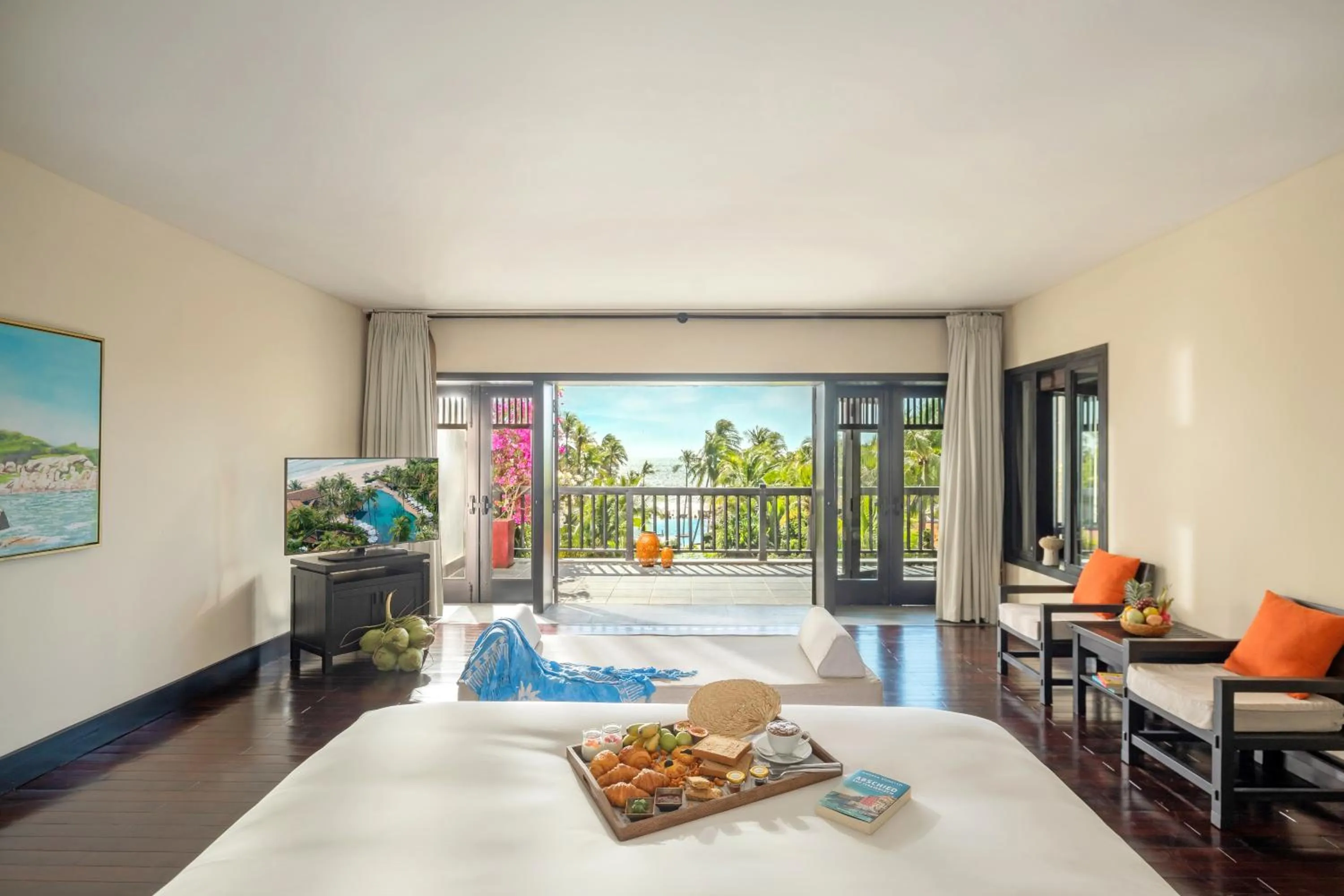 Bed in Anantara Mui Ne Resort