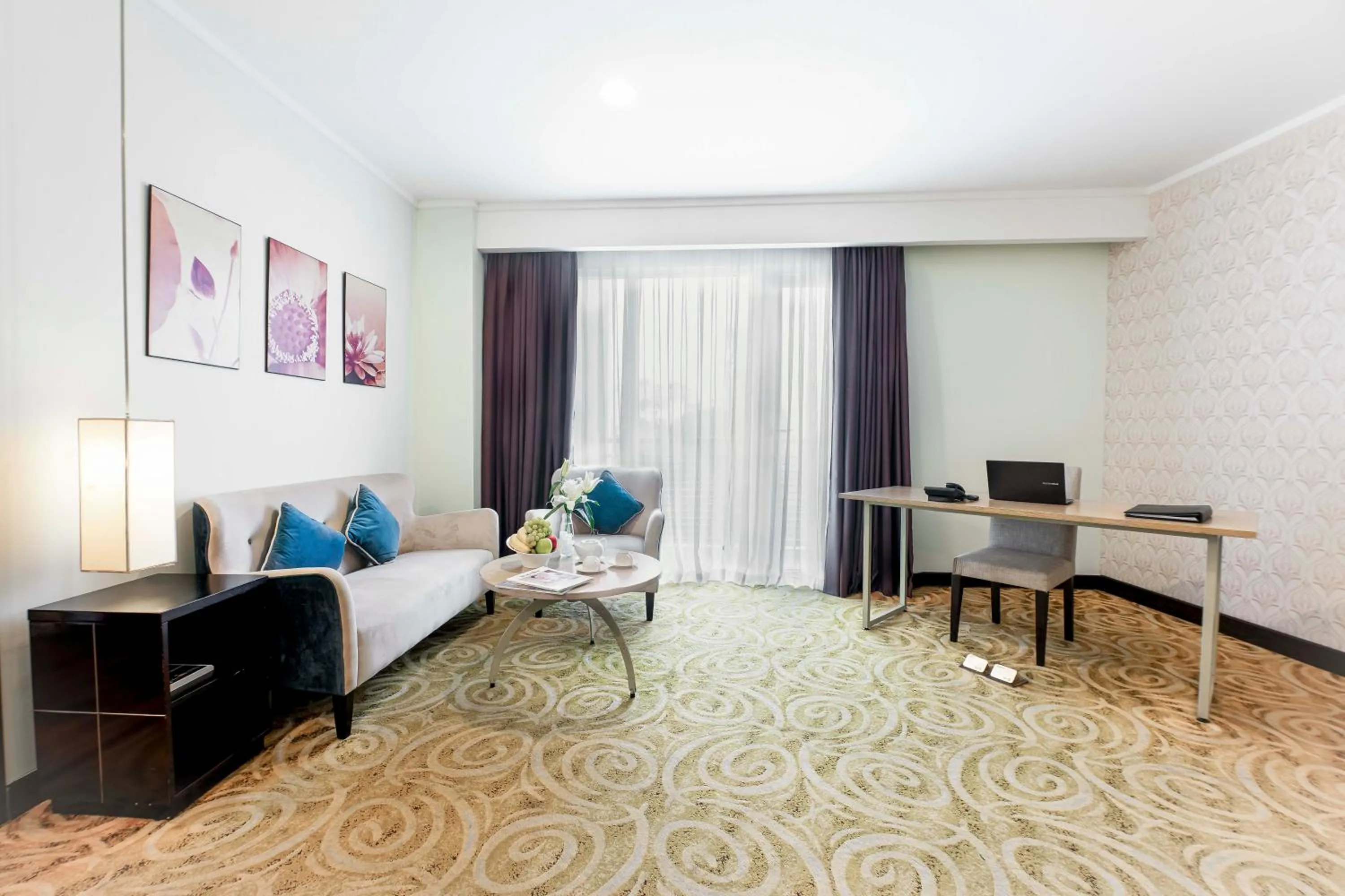 Living room, Bed in Vien Dong Hotel - Near Bui Vien Walking Street