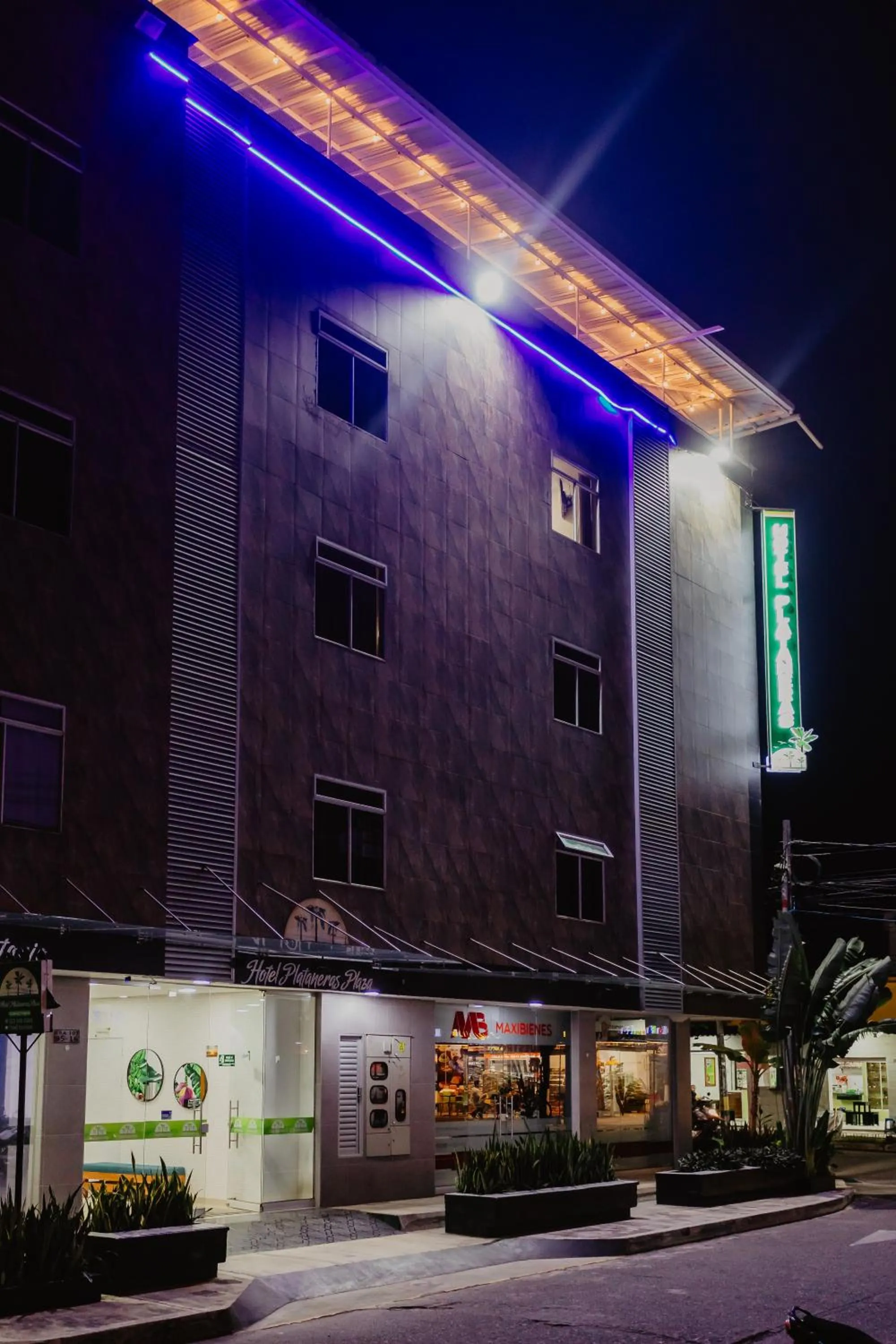 Property building in Hotel Plataneras Plaza