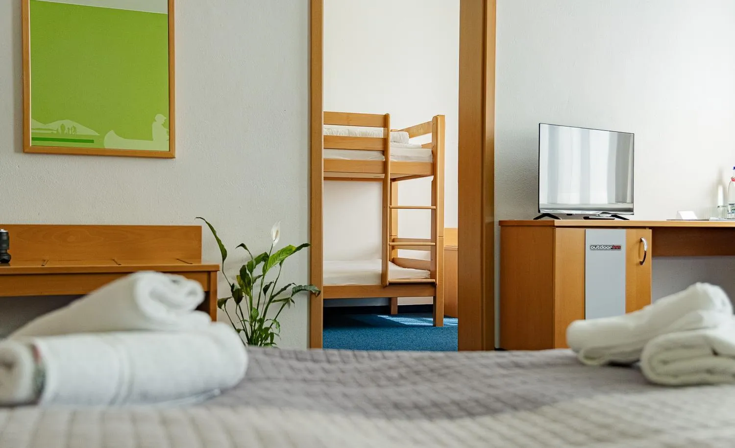 Bed in Outdoor Inn Sporthotel Steinach