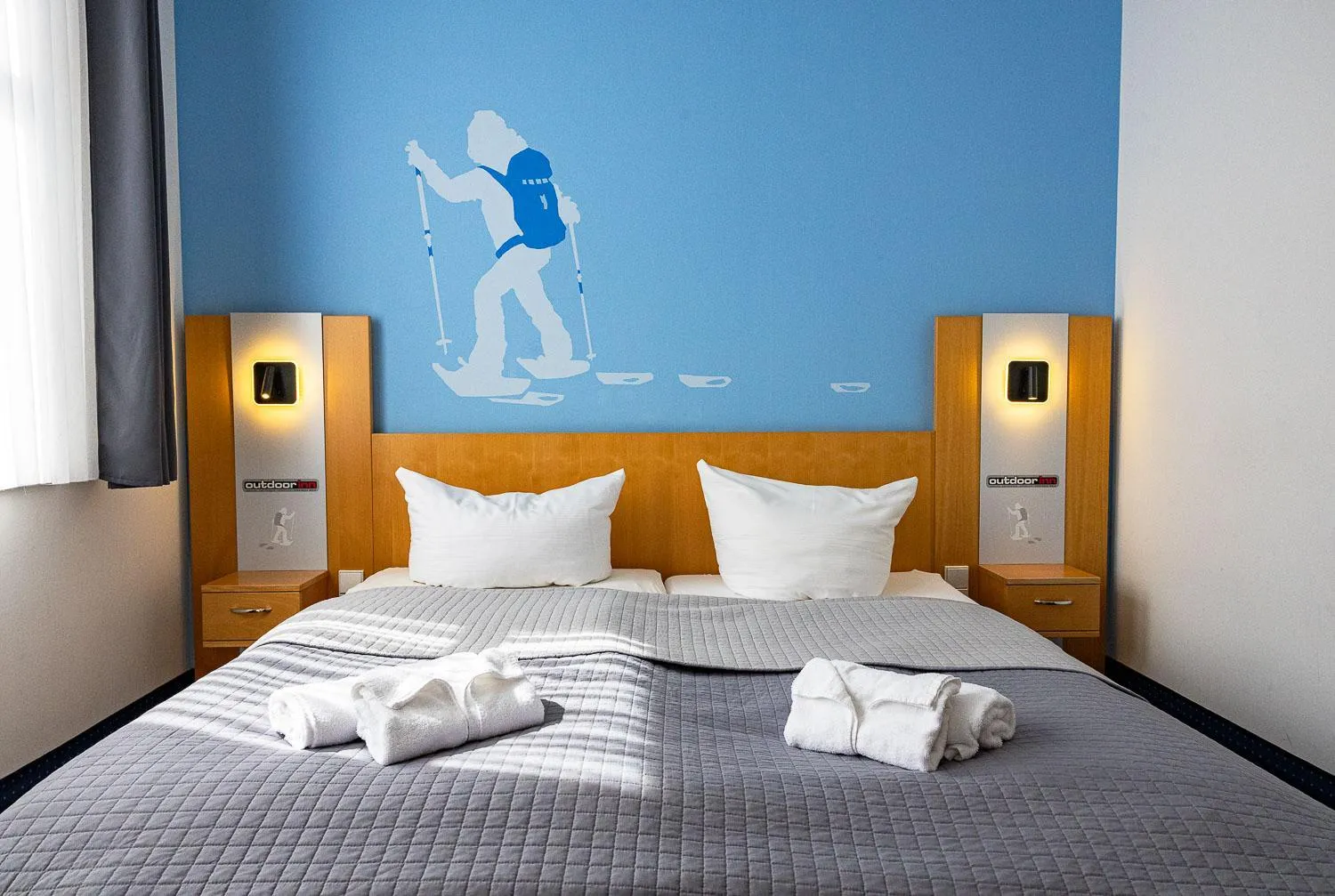 Bed in Outdoor Inn Sporthotel Steinach