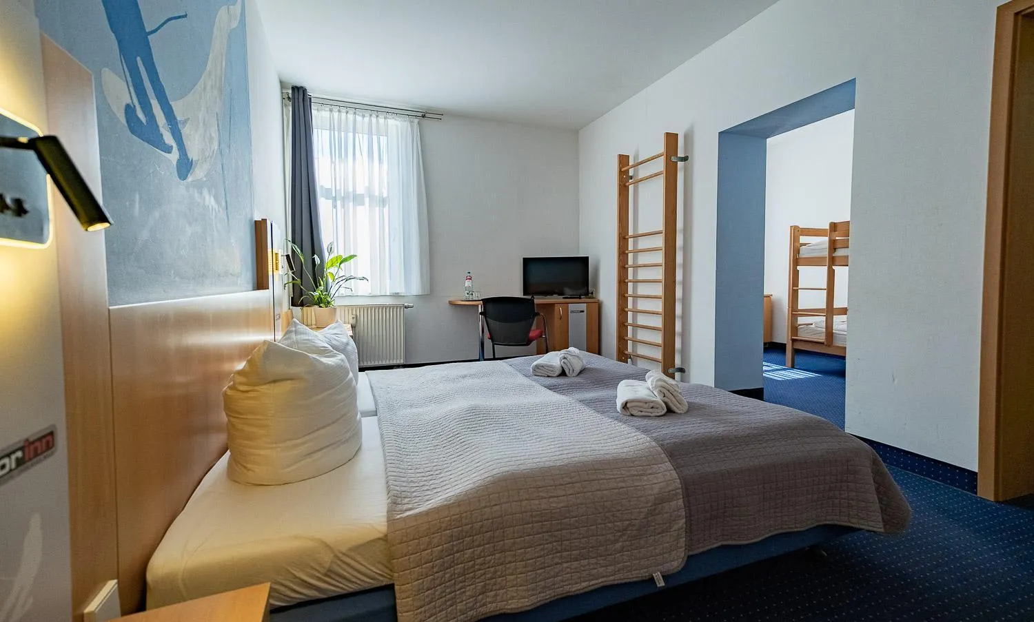 Bed in Outdoor Inn Sporthotel Steinach