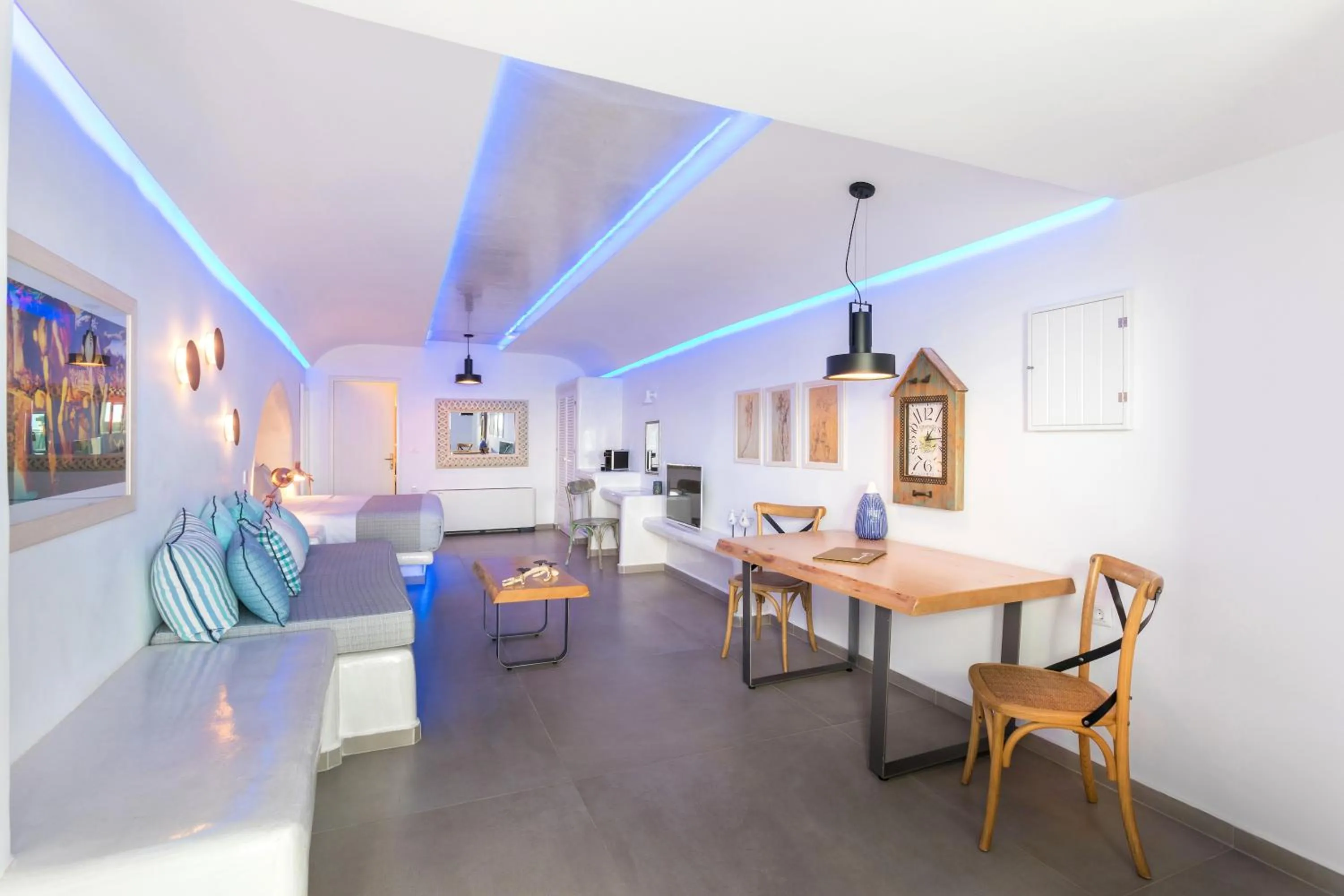 Seating area in Secret Legend Suites