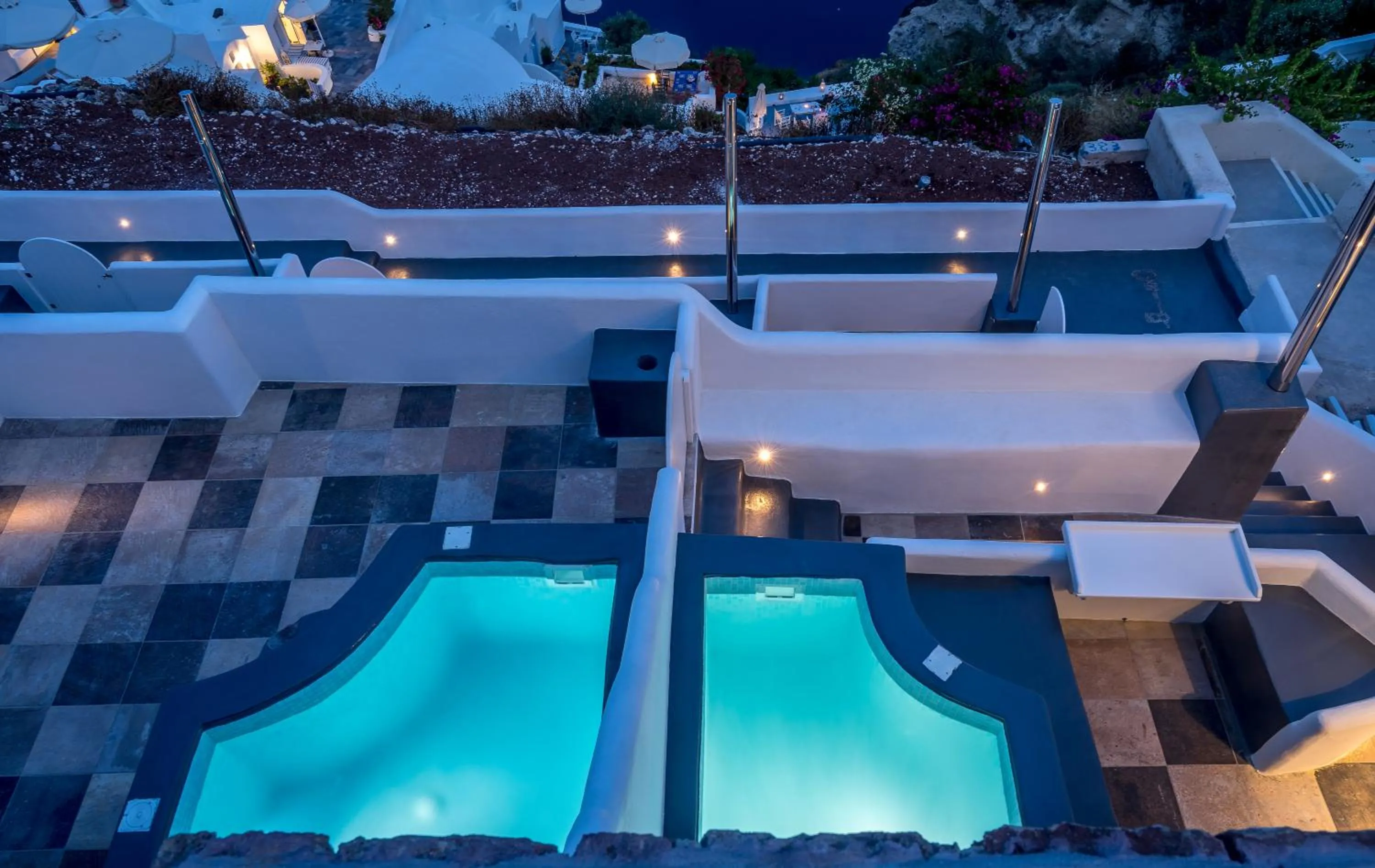 Hot Tub in Secret Legend Suites